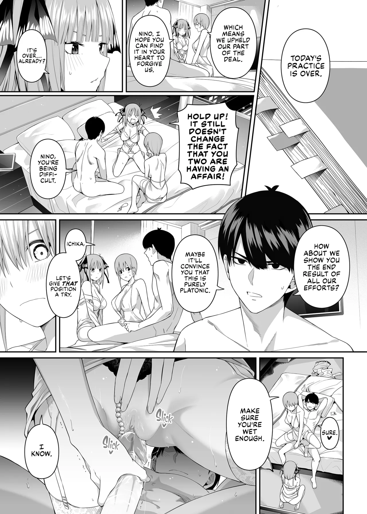1/5 no Renai Kanjou (Gotoubun no Hanayome) porn comic picture 36