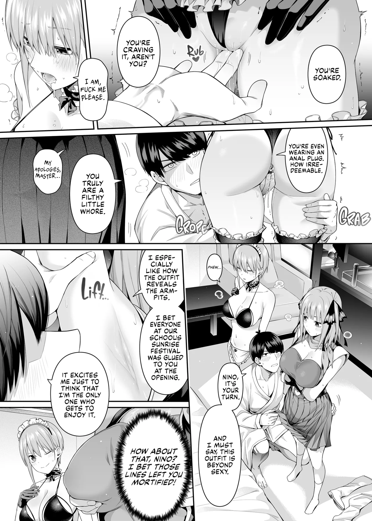 1/5 no Renai Kanjou (Gotoubun no Hanayome) porn comic picture 61