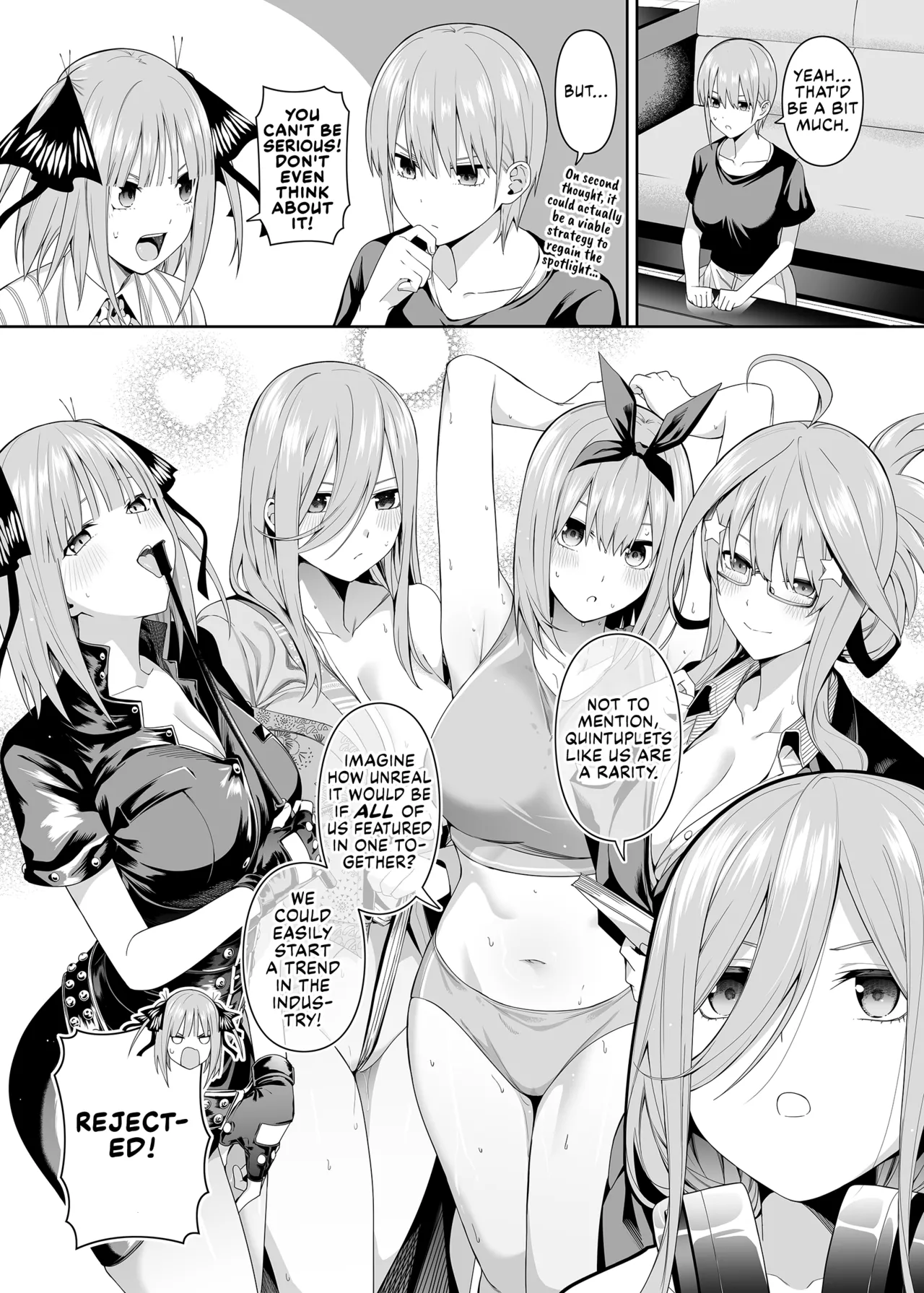 1/5 no Renai Kanjou (Gotoubun no Hanayome) porn comic picture 7