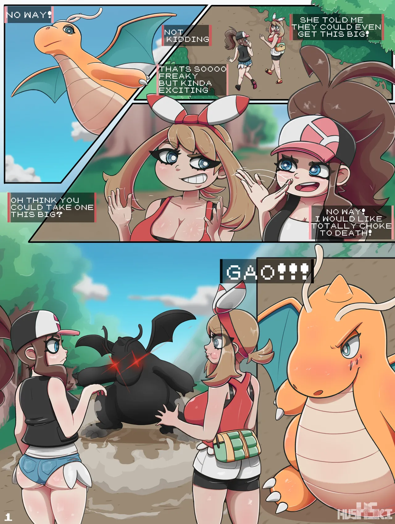 2 Girls 1 Dragon porn comic picture 1