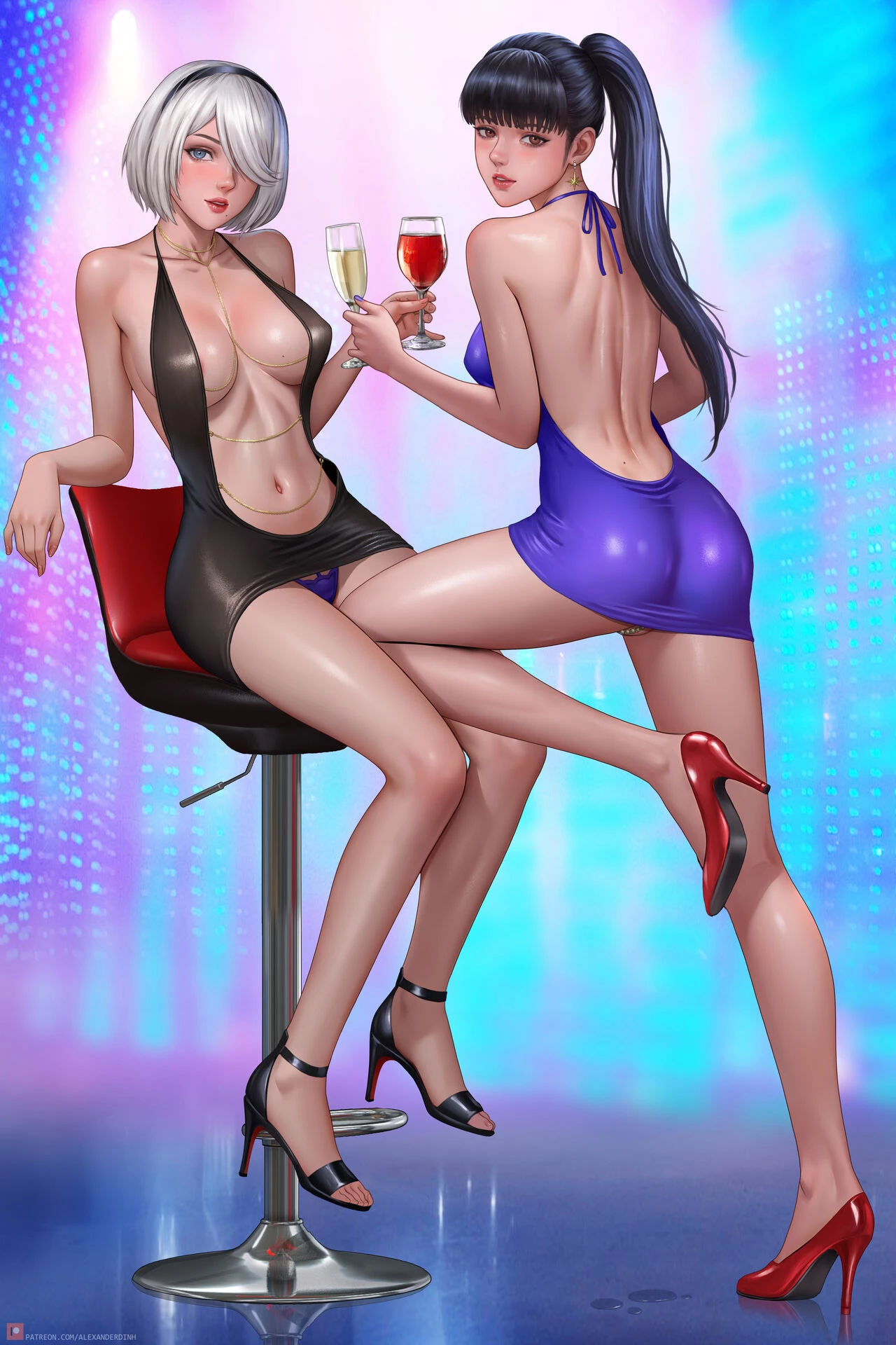 2B x Eve porn comic picture 1