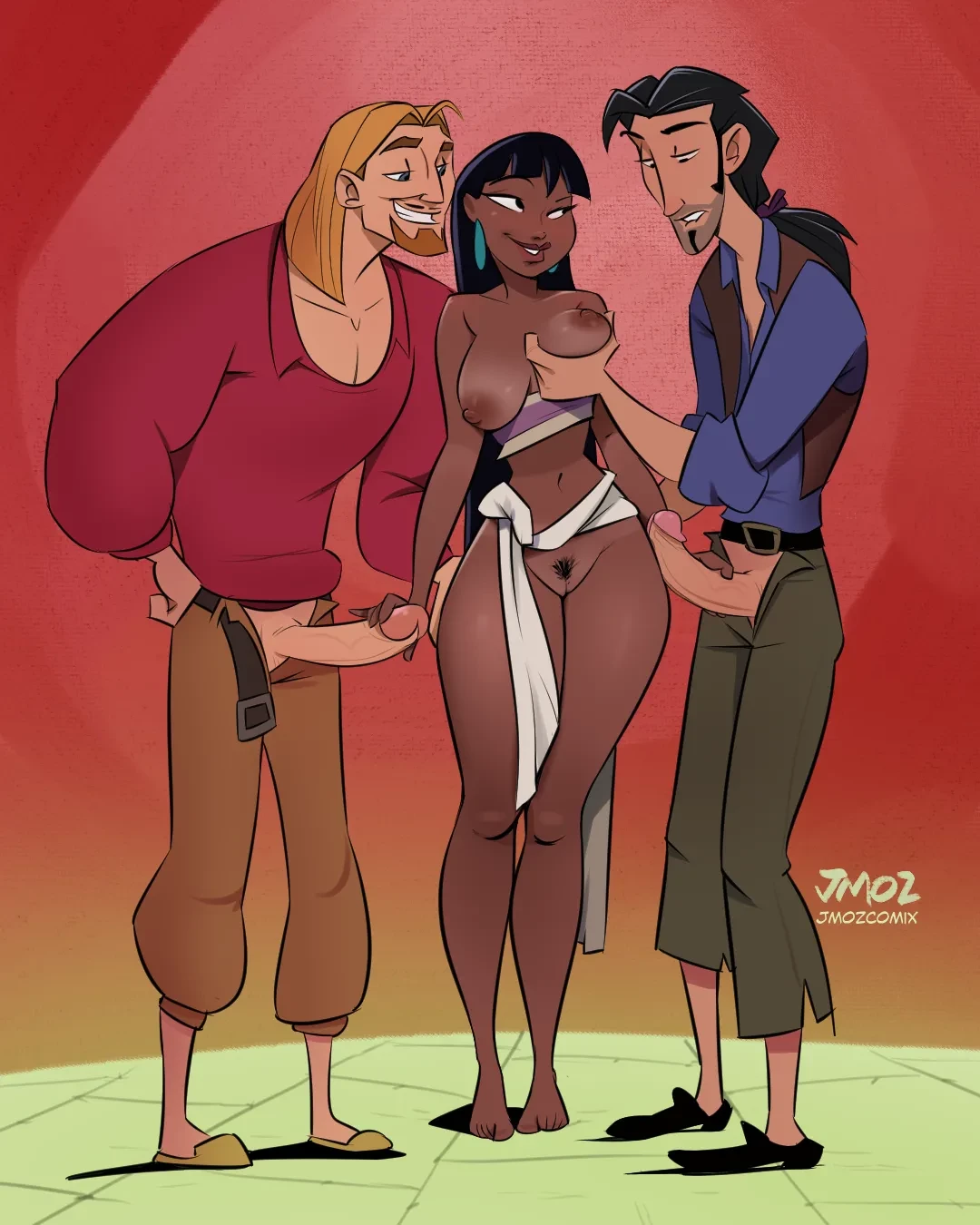3some to El dorado porn comic picture 1