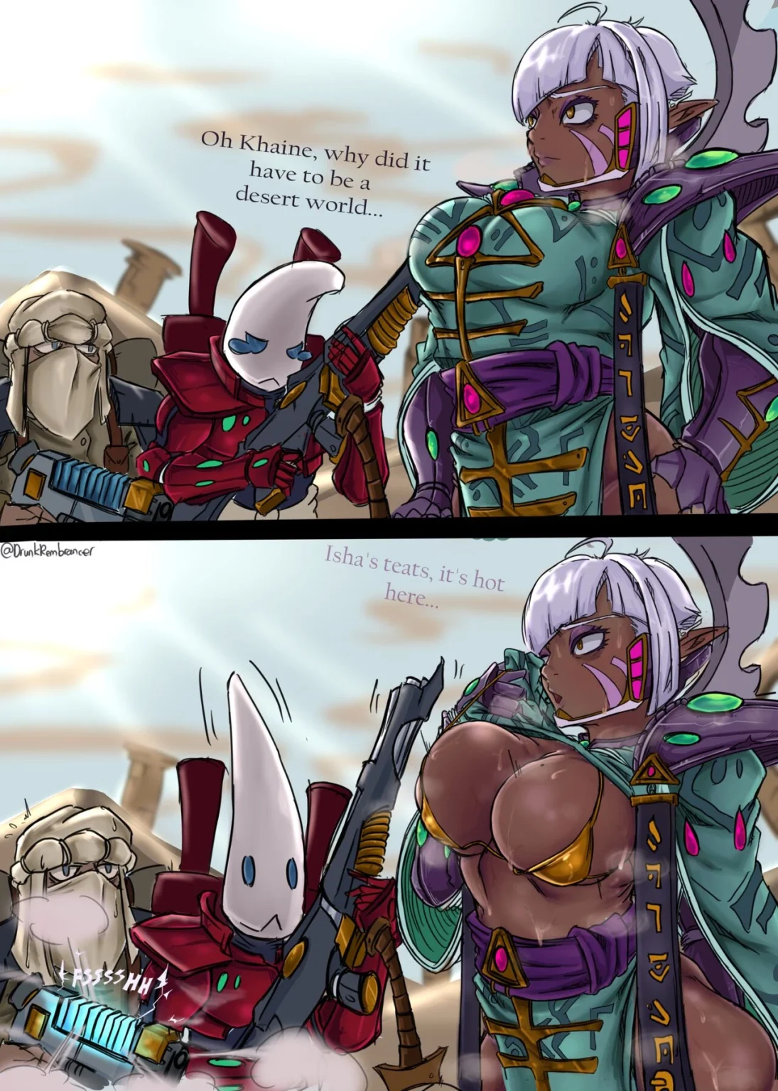 40k Eldar Set porn comic picture 1