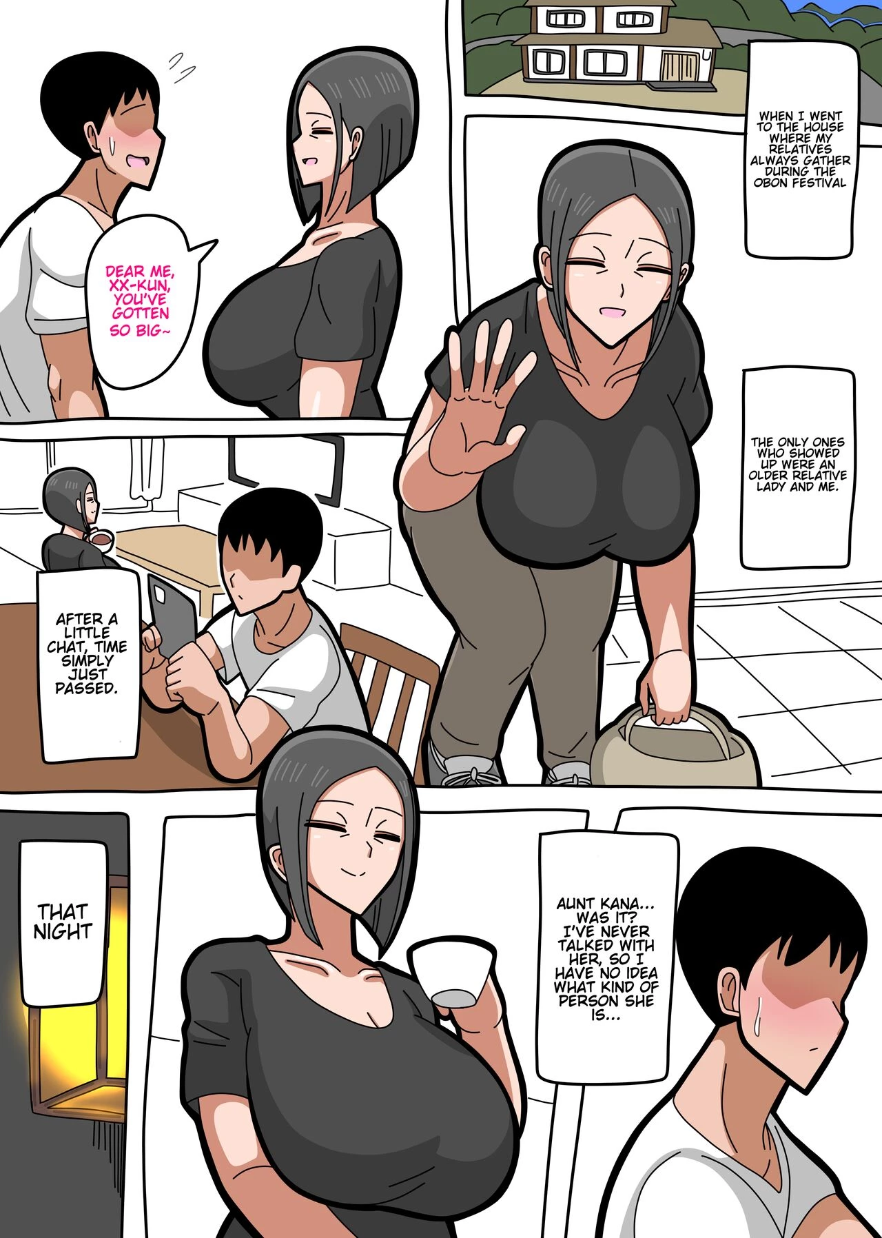 42 Year Old Aunt Part 1 and 2 porn comic picture 1