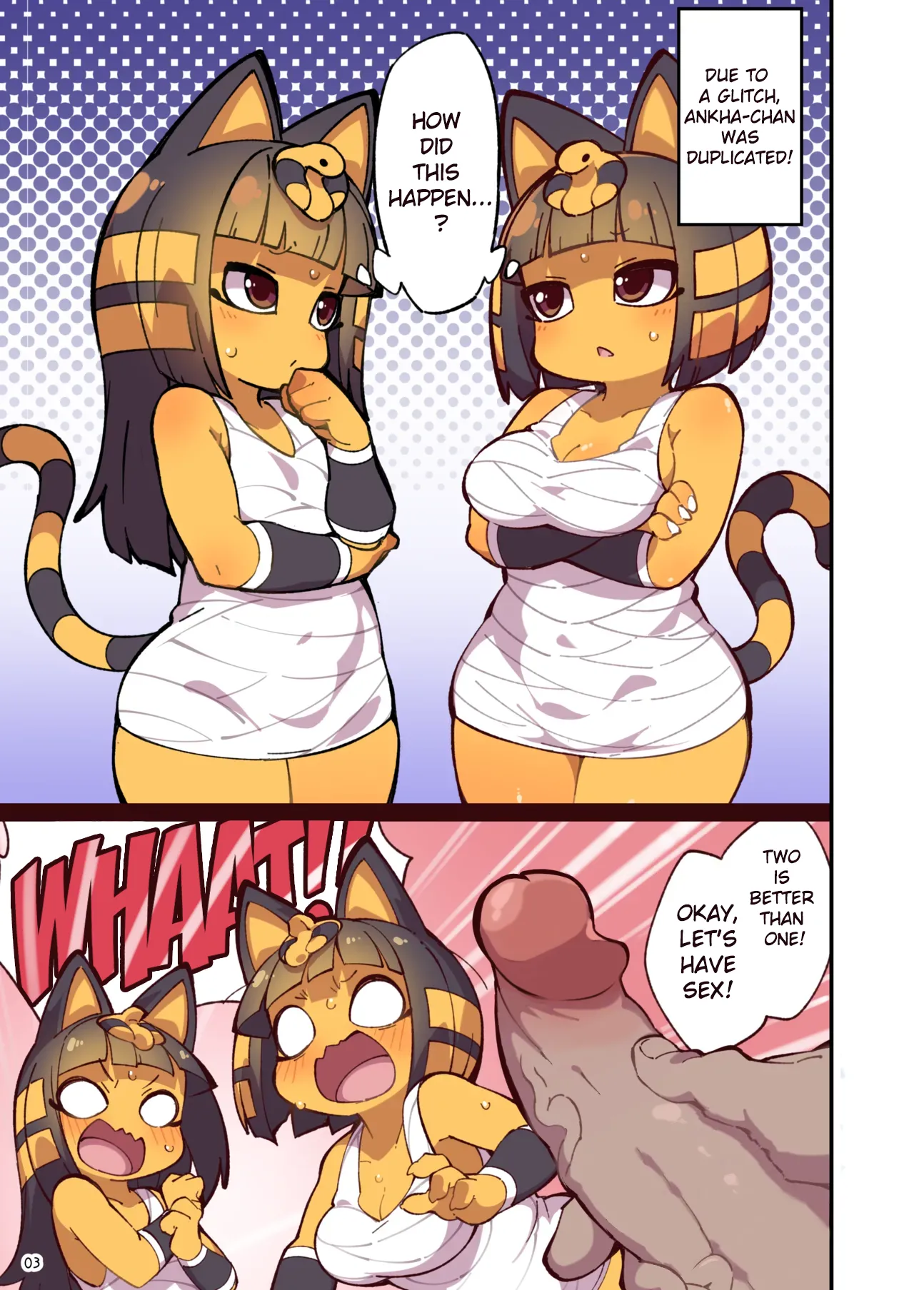 A book about having sex with Ankha-chan in various outfits porn comic picture 3