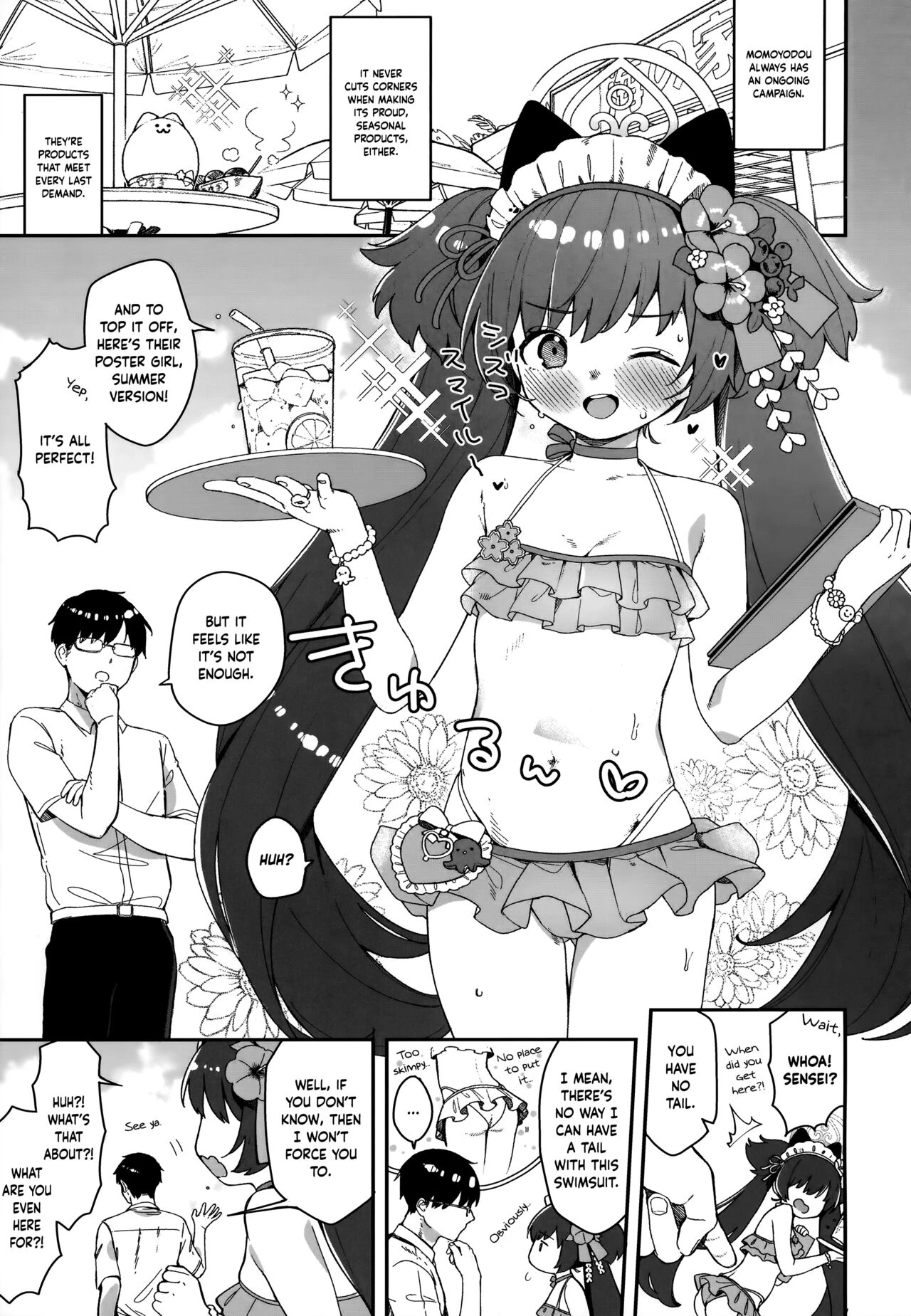 A Book in Which I Get Kawawa Shizuko to Meow For Me | Kouwa Shizuko ni Nyannyansshite Morau Hon porn comic picture 2