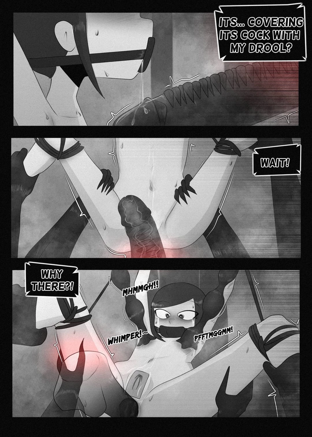 A corrupt cop used as a kinky offering to an eldritch horror porn comic picture 17