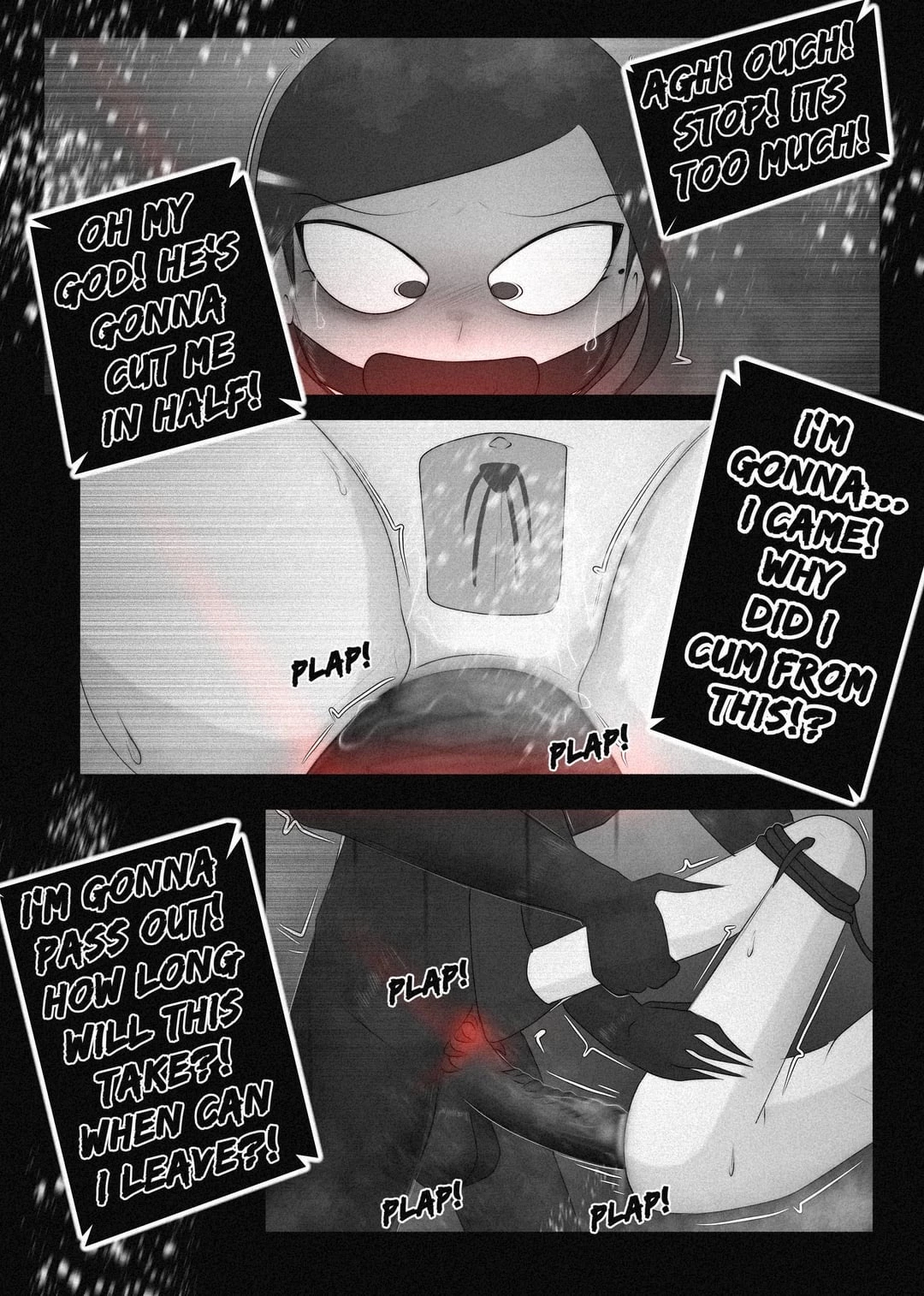 A corrupt cop used as a kinky offering to an eldritch horror porn comic picture 18