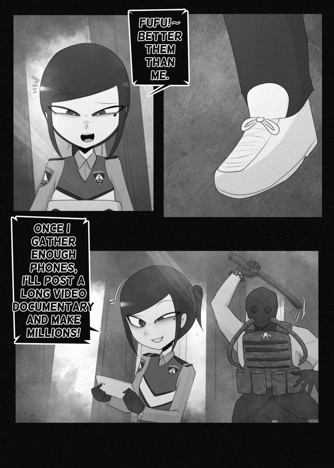 A corrupt cop used as a kinky offering to an eldritch horror porn comic picture 4