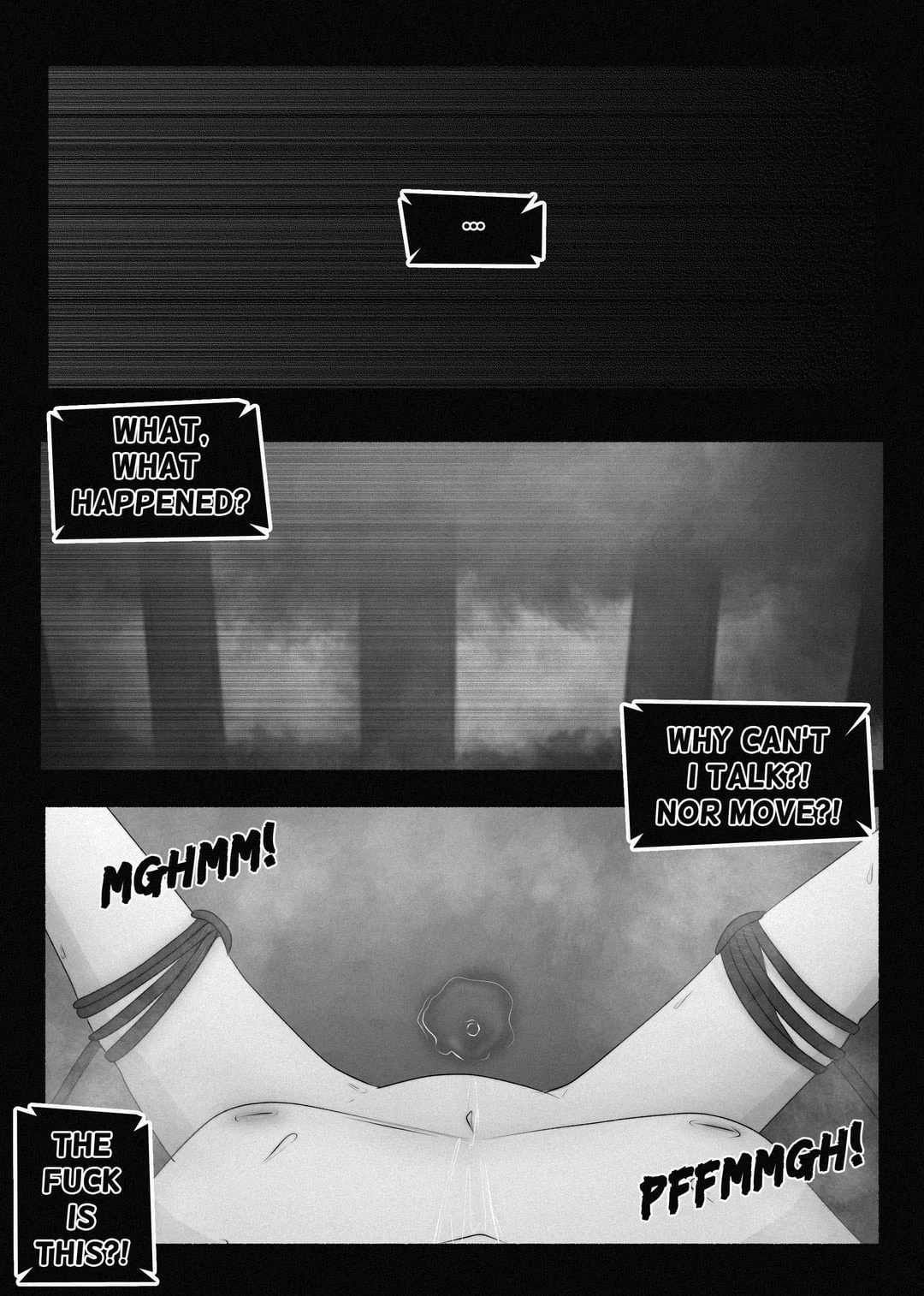 A corrupt cop used as a kinky offering to an eldritch horror porn comic picture 5