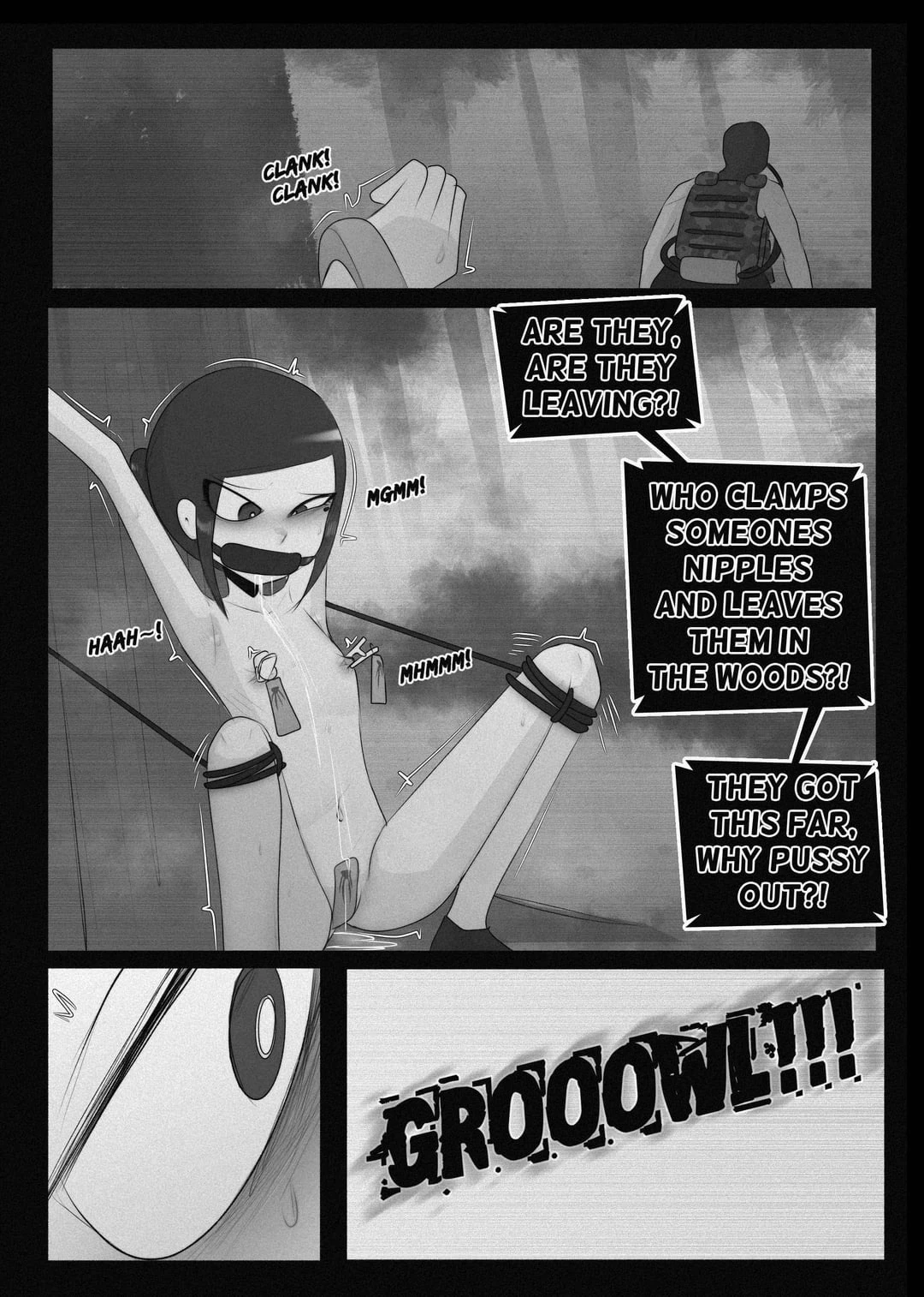 A corrupt cop used as a kinky offering to an eldritch horror porn comic picture 9