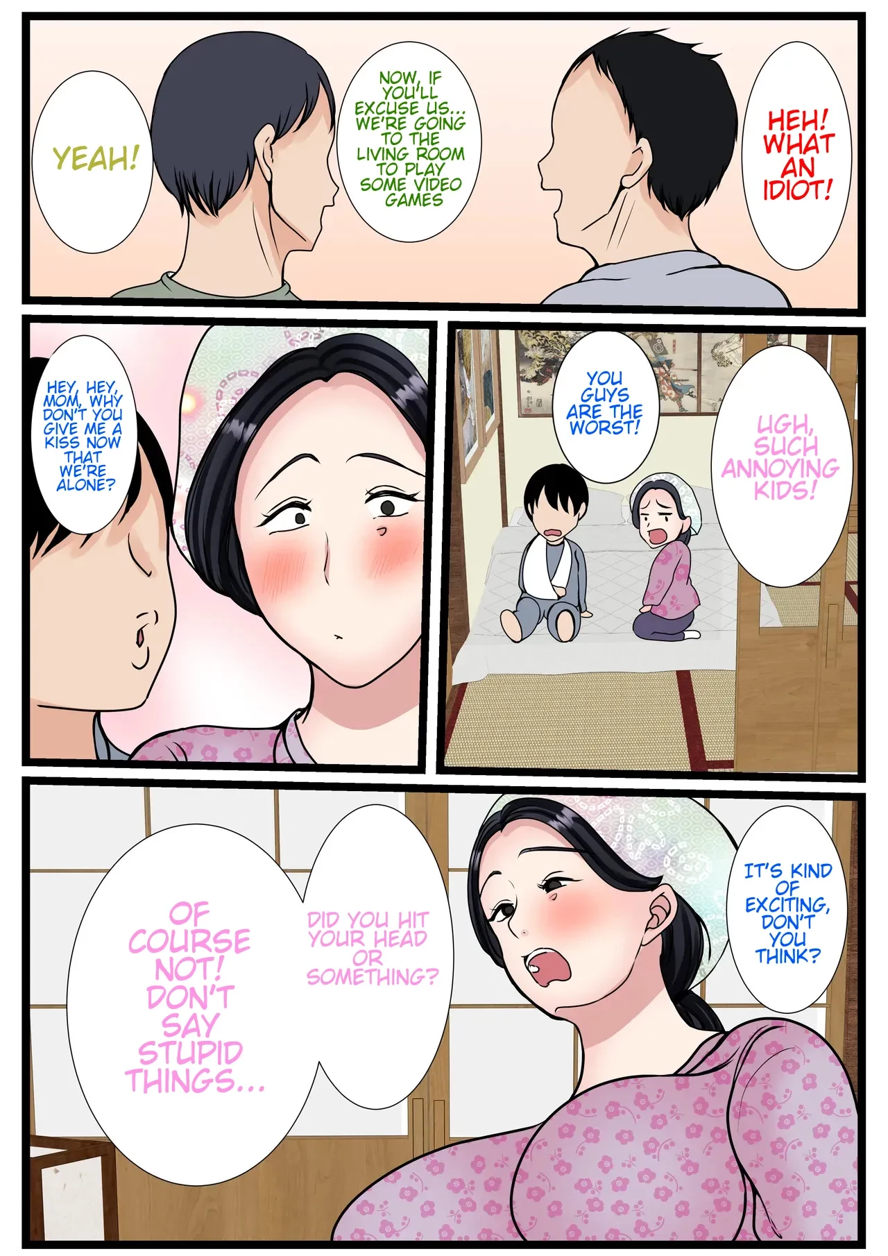 A country mother who makes her son horny. ~My mother's pussy is so erotic, I love it~| Musuko o Muramura Saseru Inaka no Okaa-san ~Haha no Furusato Manko wa Attakai~ porn comic picture 47