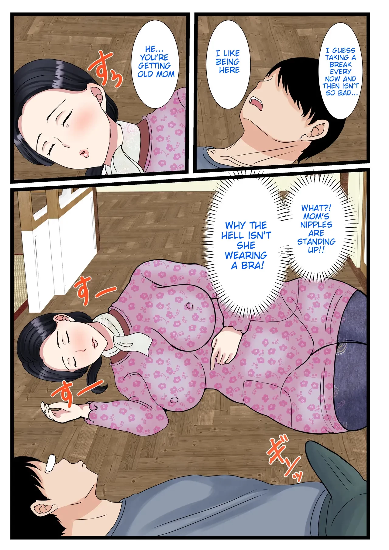 A country mother who makes her son horny. ~My mother's pussy is so erotic, I love it~| Musuko o Muramura Saseru Inaka no Okaa-san ~Haha no Furusato Manko wa Attakai~ porn comic picture 8