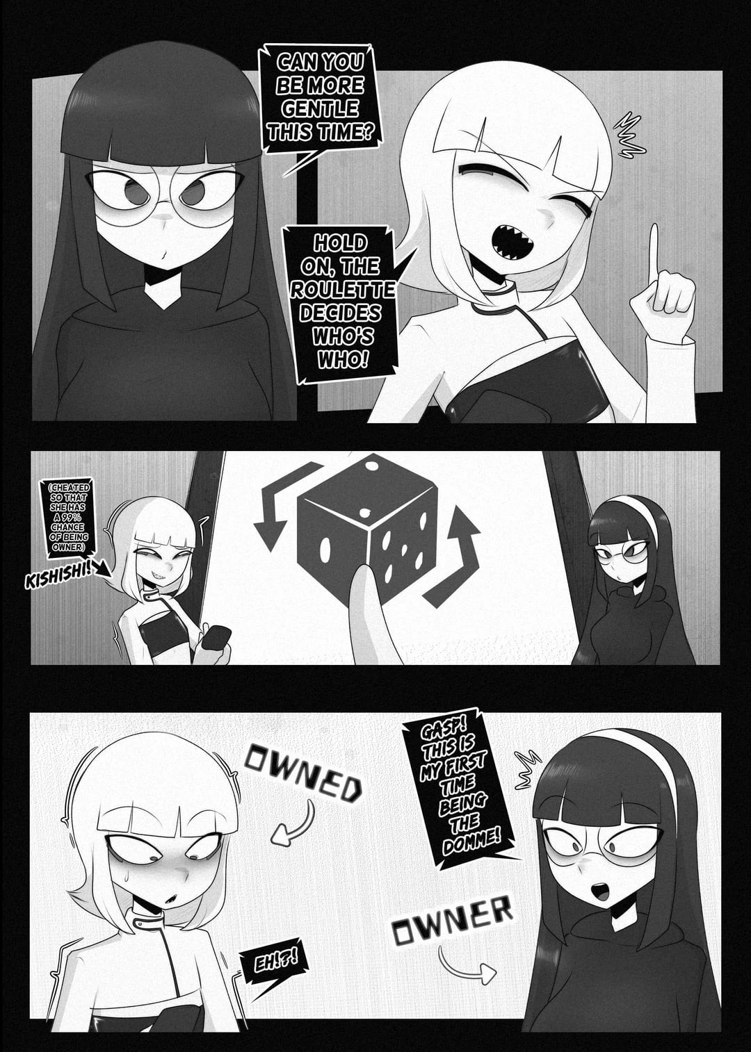 A dom and a sub switch roles porn comic picture 2