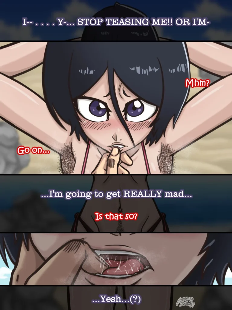 A FANFIC GONE WRONG. RUKIA'S HAIRYKINI porn comic picture 4