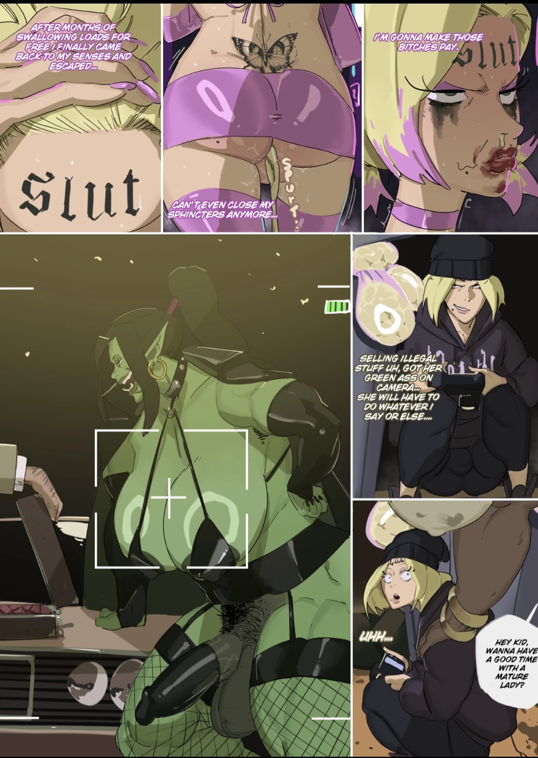 A femboy was humiliation for making orc futa and other futa women but he now wants revenge but it Backfired porn comic picture 1