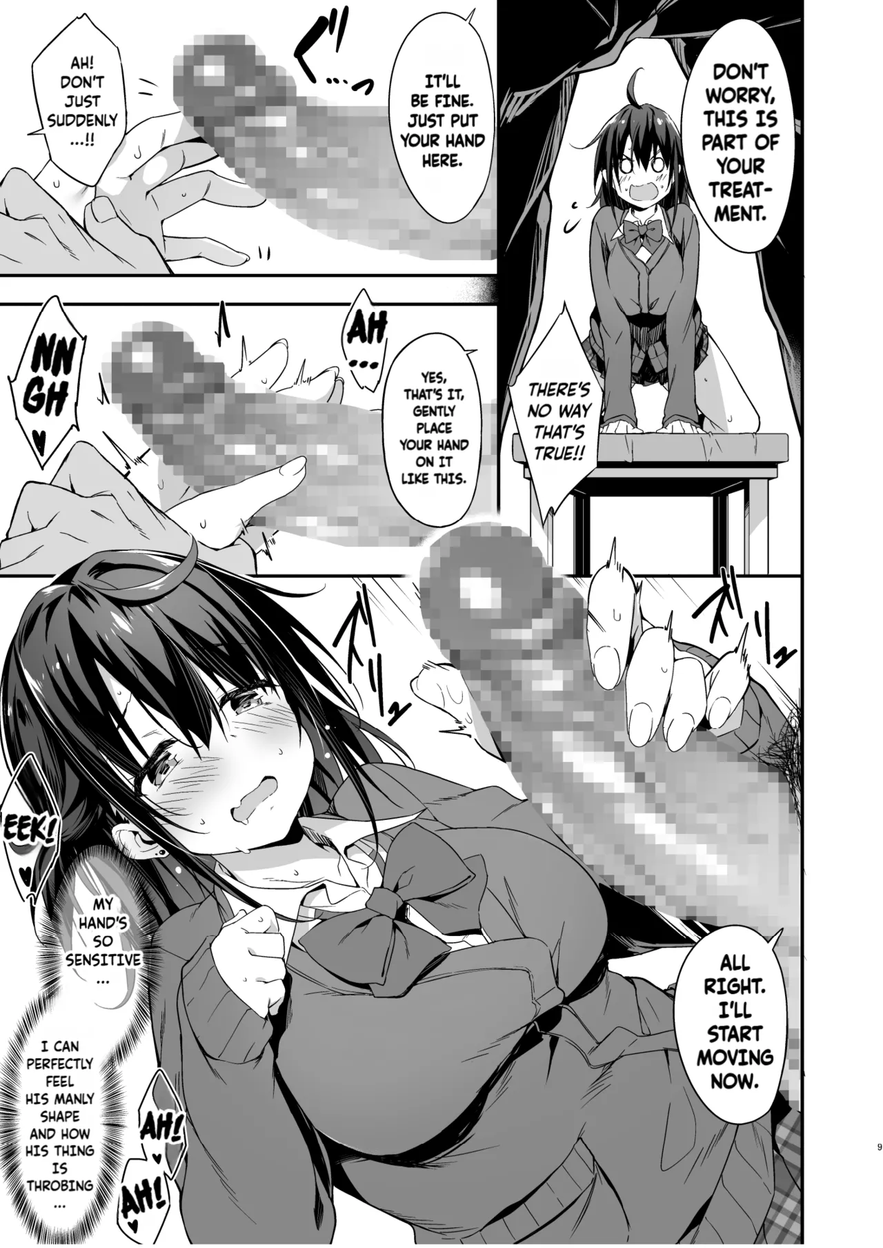 A highschool girl's erogenous zones get turned up to max by acupressure | Hikou Seitai de Seikando MAX Shijutsu Sarechau JK porn comic picture 10