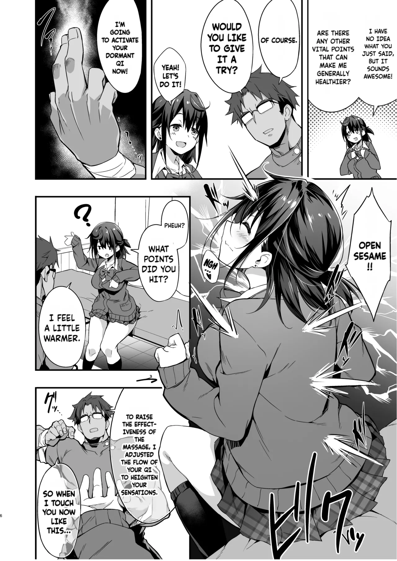 A highschool girl's erogenous zones get turned up to max by acupressure | Hikou Seitai de Seikando MAX Shijutsu Sarechau JK porn comic picture 7