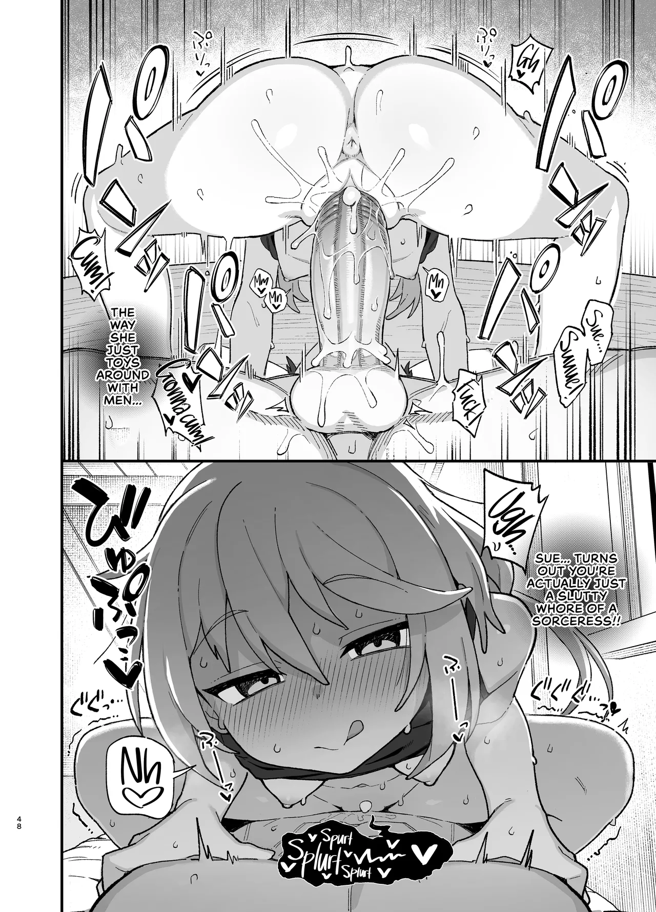 A Lowly Sorceress, Afflicted By Debauched Magicks | Kakyuu Majutsushi, Inmon ni Somaru porn comic picture 48