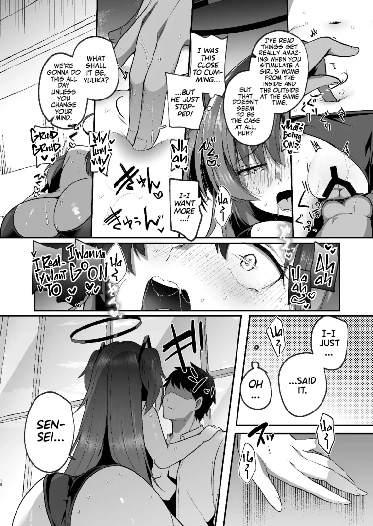 A Midsummer's Steamy Sex Session | Yuuka to Midsummer no Asedaku Office SEX porn comic picture 18