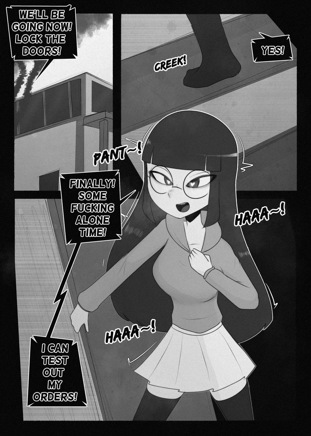A Nerds sett bondage goes (right) wrong? porn comic picture 1