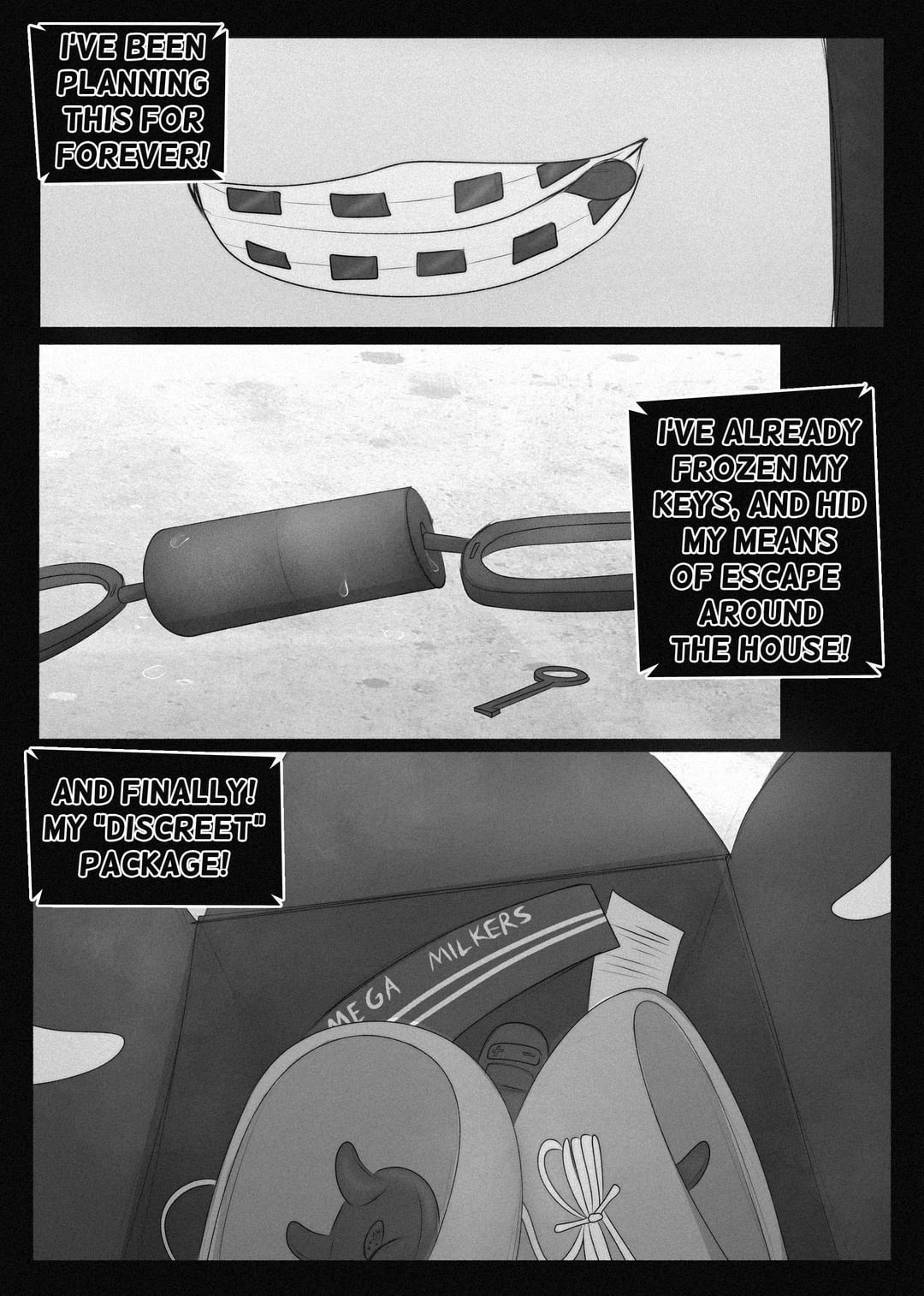 A Nerds sett bondage goes (right) wrong? porn comic picture 2