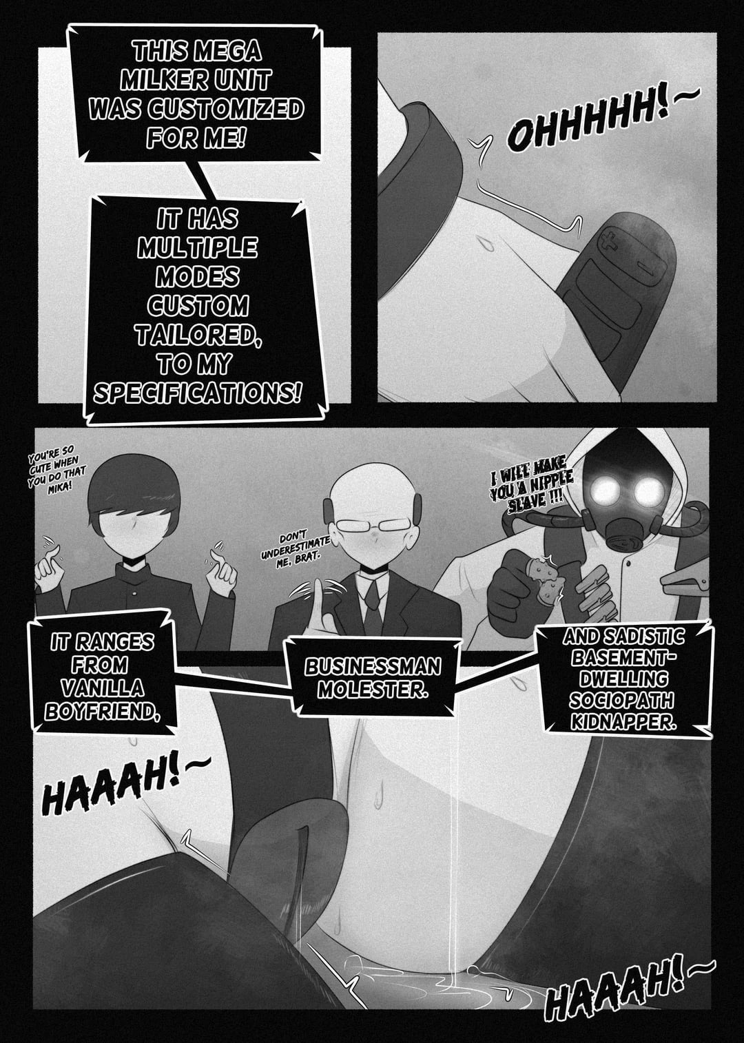 A Nerds sett bondage goes (right) wrong? porn comic picture 7