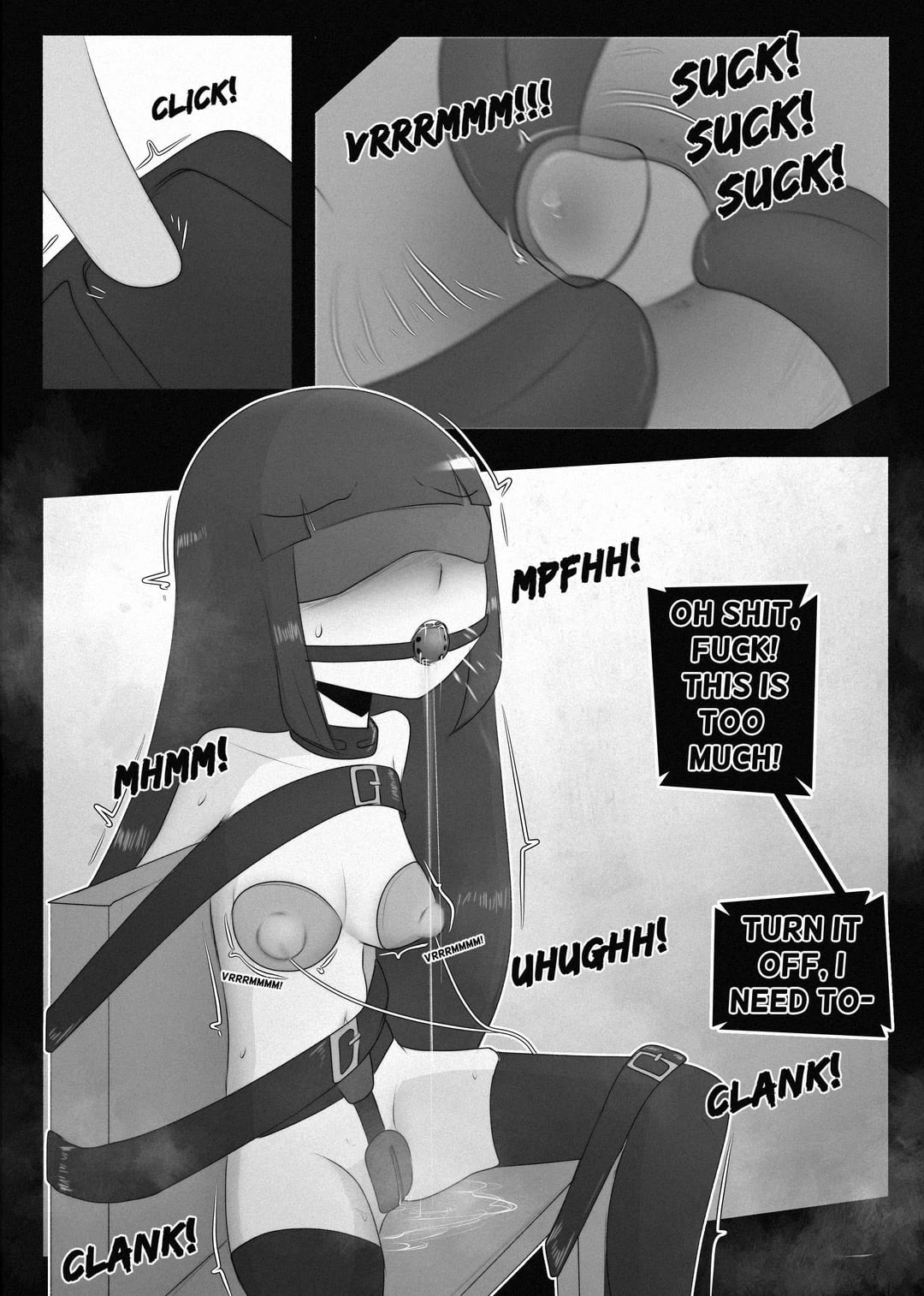 A Nerds sett bondage goes (right) wrong? porn comic picture 9