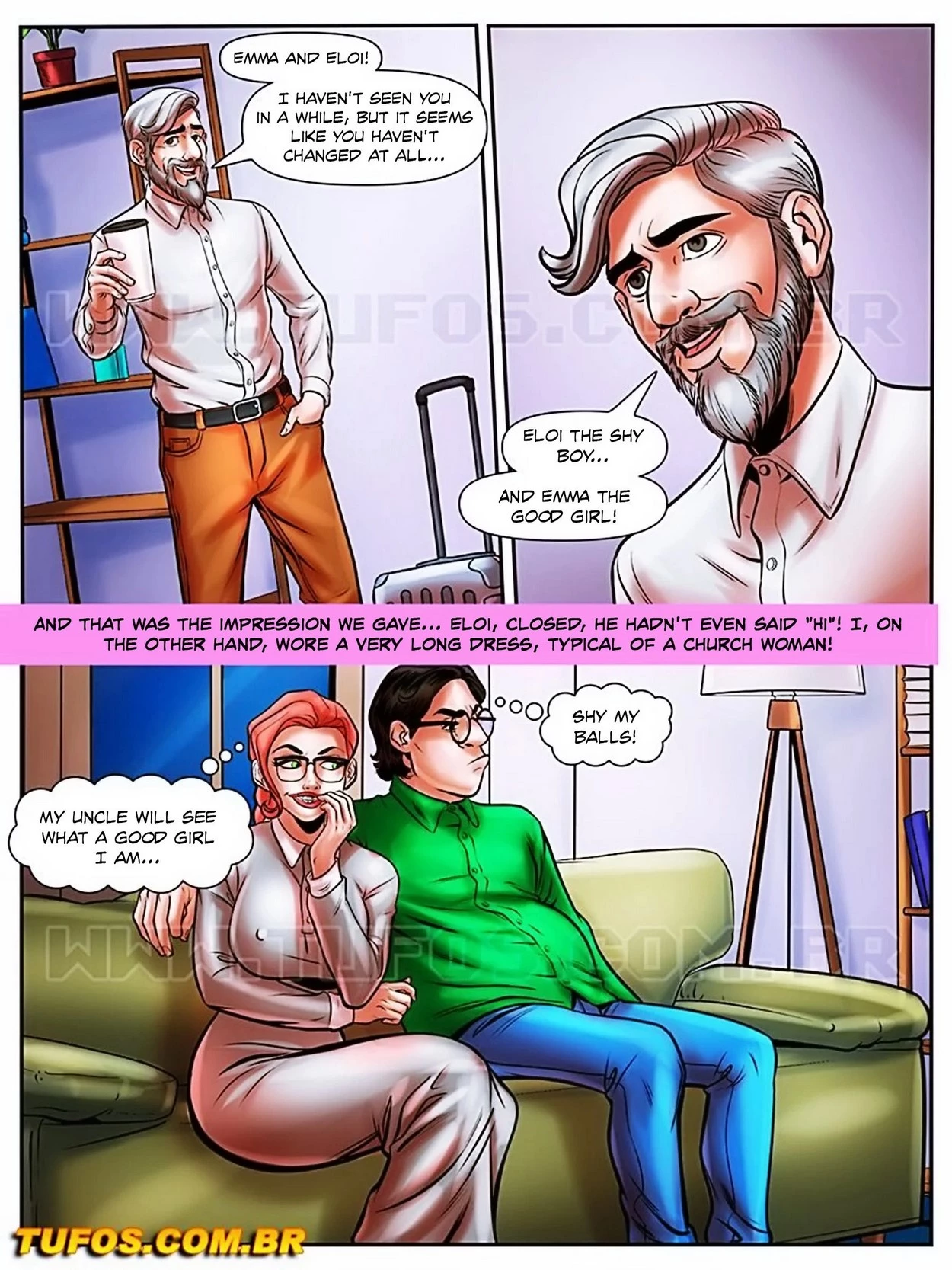 A Nympho Nerd 10-11 porn comic picture 4