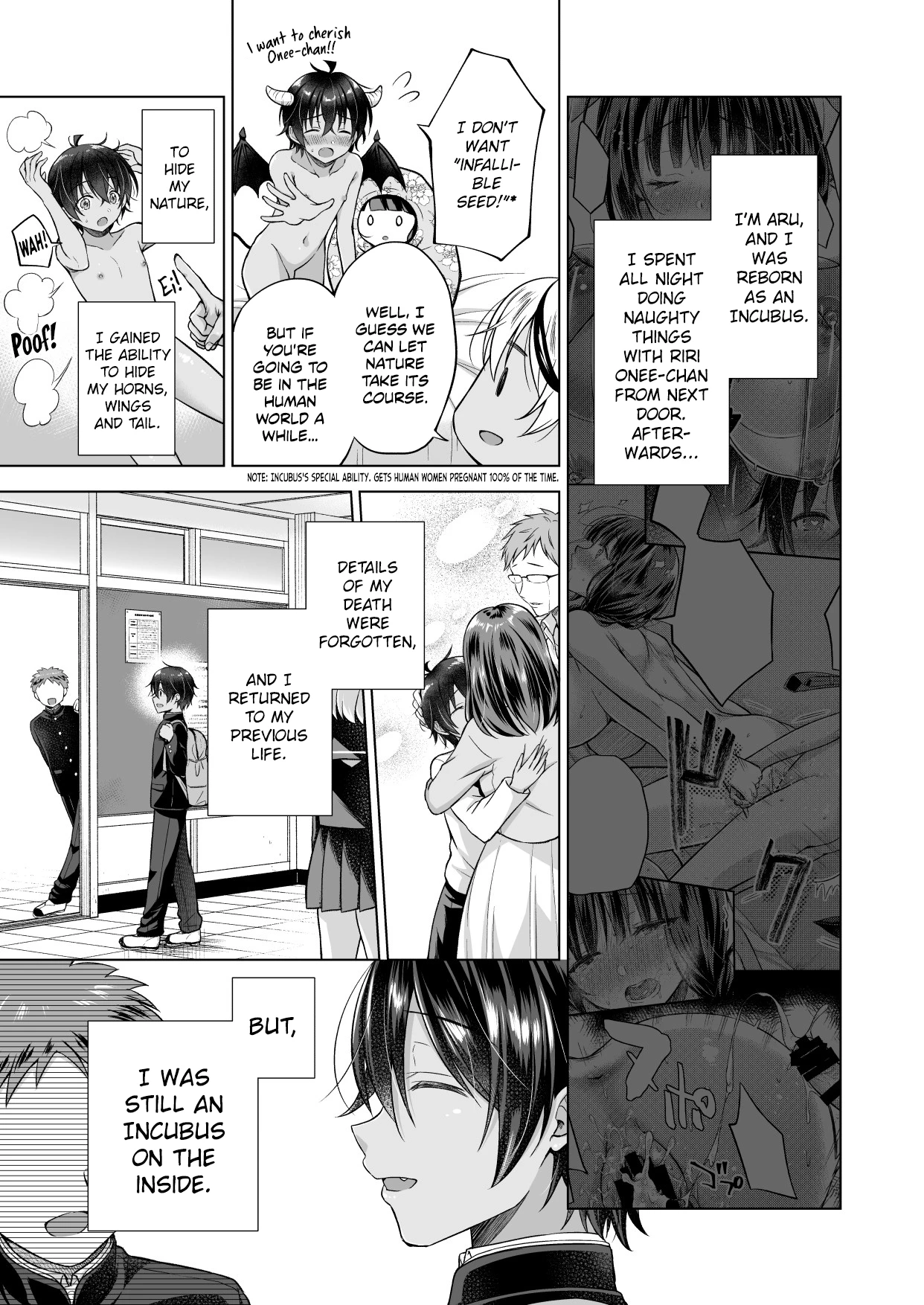 A Reincarnated Incubus Wants to Impregnate the Girl Next Door After | Tensei Incubus wa Tonari no Onee-chan o Haramasetai After porn comic picture 3
