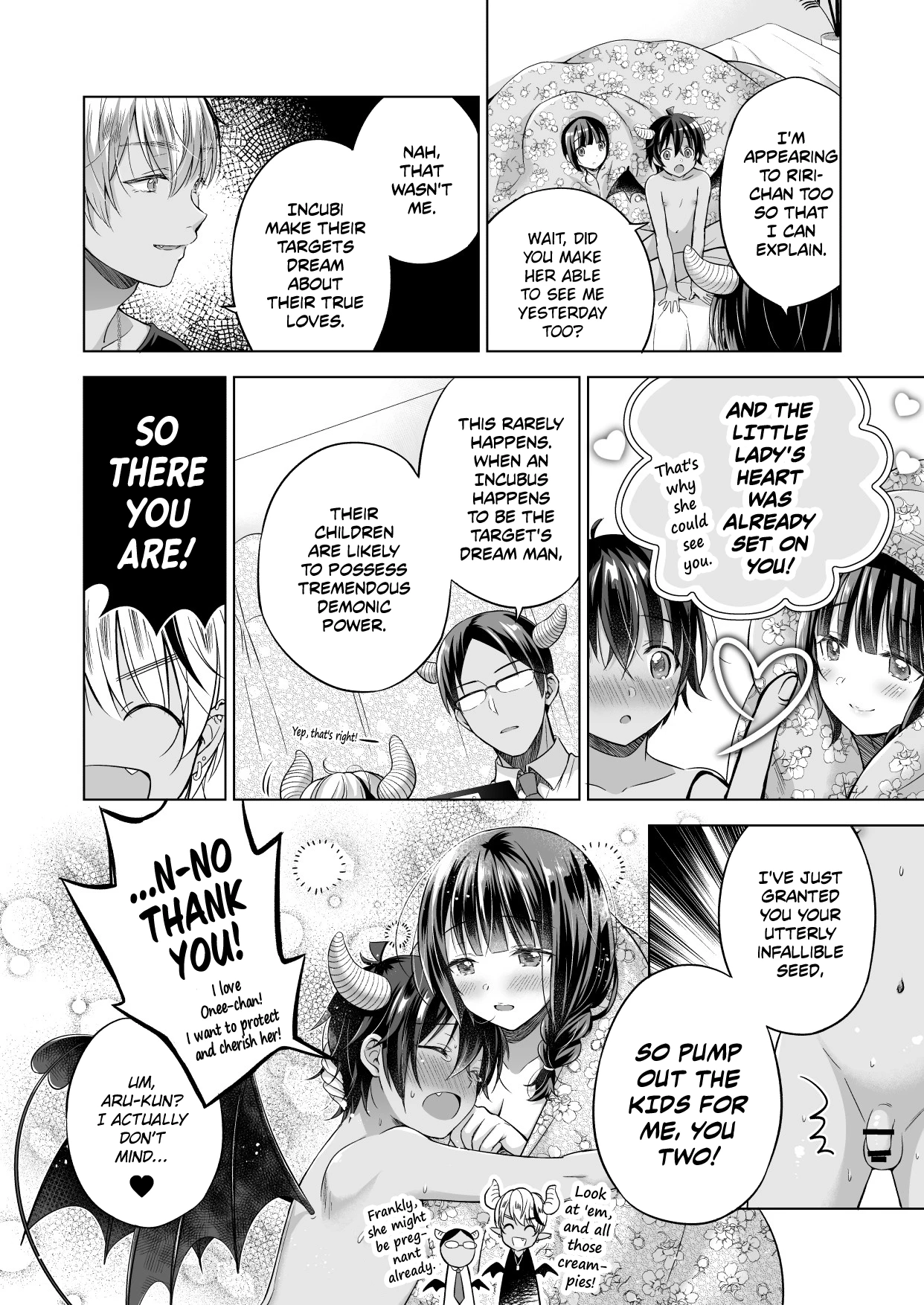 A Reincarnated Incubus Wants to Impregnate the Girl Next Door | Tensei Incubus wa Tonari no Onee-chan o Haramasetai porn comic picture 35