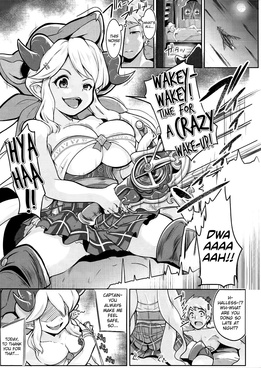 A safe way to tease a horned girl | Anzen na Tsunokko no Ijirikata porn comic picture 3