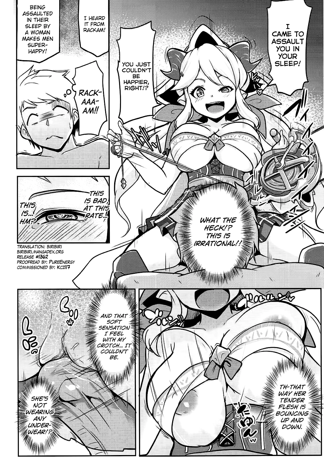 A safe way to tease a horned girl | Anzen na Tsunokko no Ijirikata porn comic picture 4