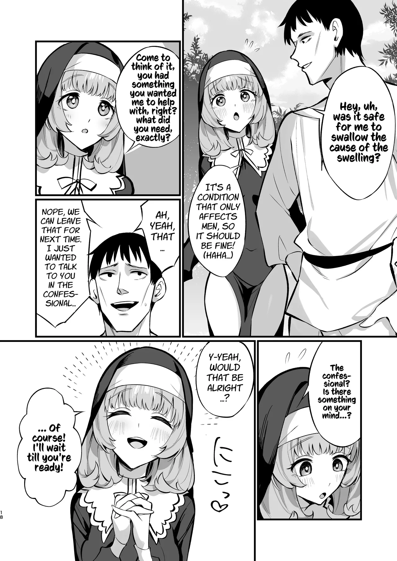 A Sister's Absolute Defeat Until an Innocent Nun Enters Heat and Indulges in Passionate Mating Sex | Sister Kanzen Haiboku. ~Muchi na Sister ga honnou de Hatsujo Koubi Surumade~ porn comic picture 17