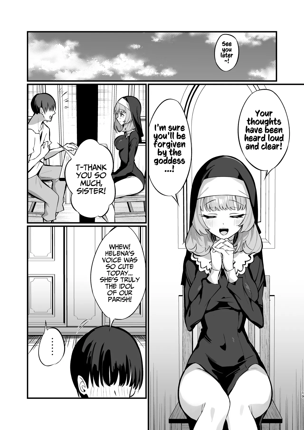 A Sister's Absolute Defeat Until an Innocent Nun Enters Heat and Indulges in Passionate Mating Sex | Sister Kanzen Haiboku. ~Muchi na Sister ga honnou de Hatsujo Koubi Surumade~ porn comic picture 18
