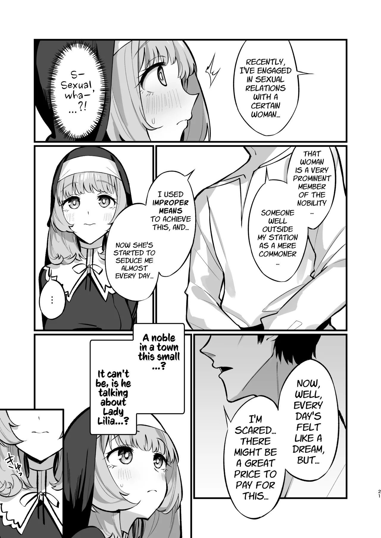 A Sister's Absolute Defeat Until an Innocent Nun Enters Heat and Indulges in Passionate Mating Sex | Sister Kanzen Haiboku. ~Muchi na Sister ga honnou de Hatsujo Koubi Surumade~ porn comic picture 20