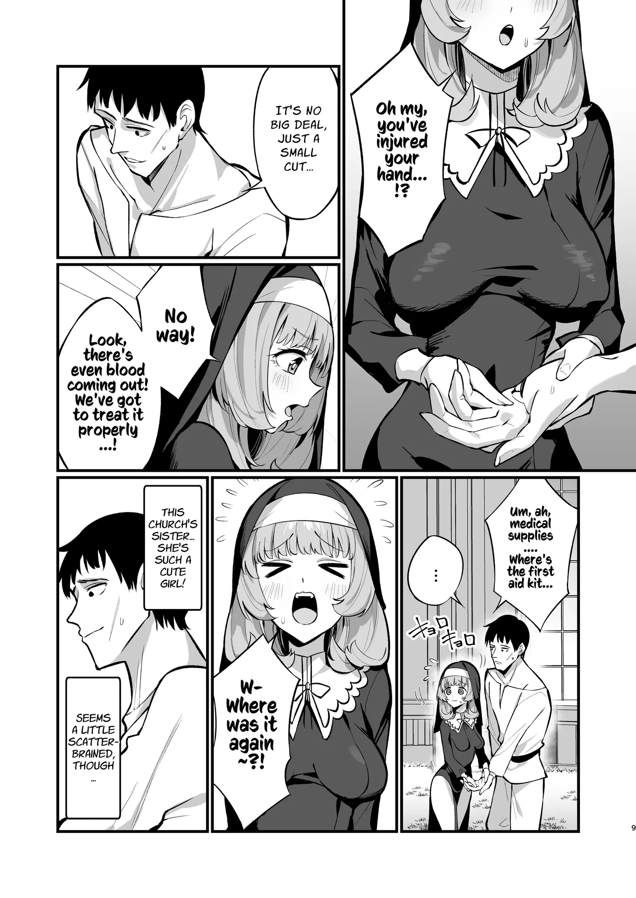 A Sister's Absolute Defeat Until an Innocent Nun Enters Heat and Indulges in Passionate Mating Sex | Sister Kanzen Haiboku. ~Muchi na Sister ga honnou de Hatsujo Koubi Surumade~ porn comic picture 8