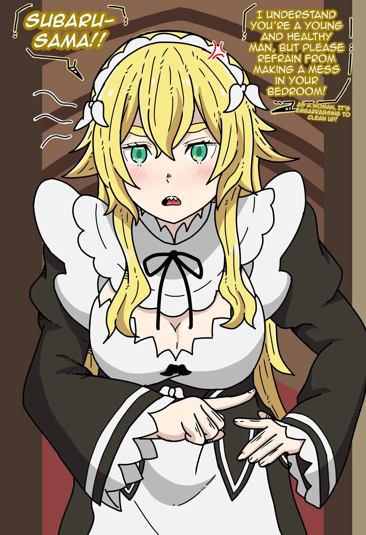 A Strange Request for Frederica?! porn comic picture 1