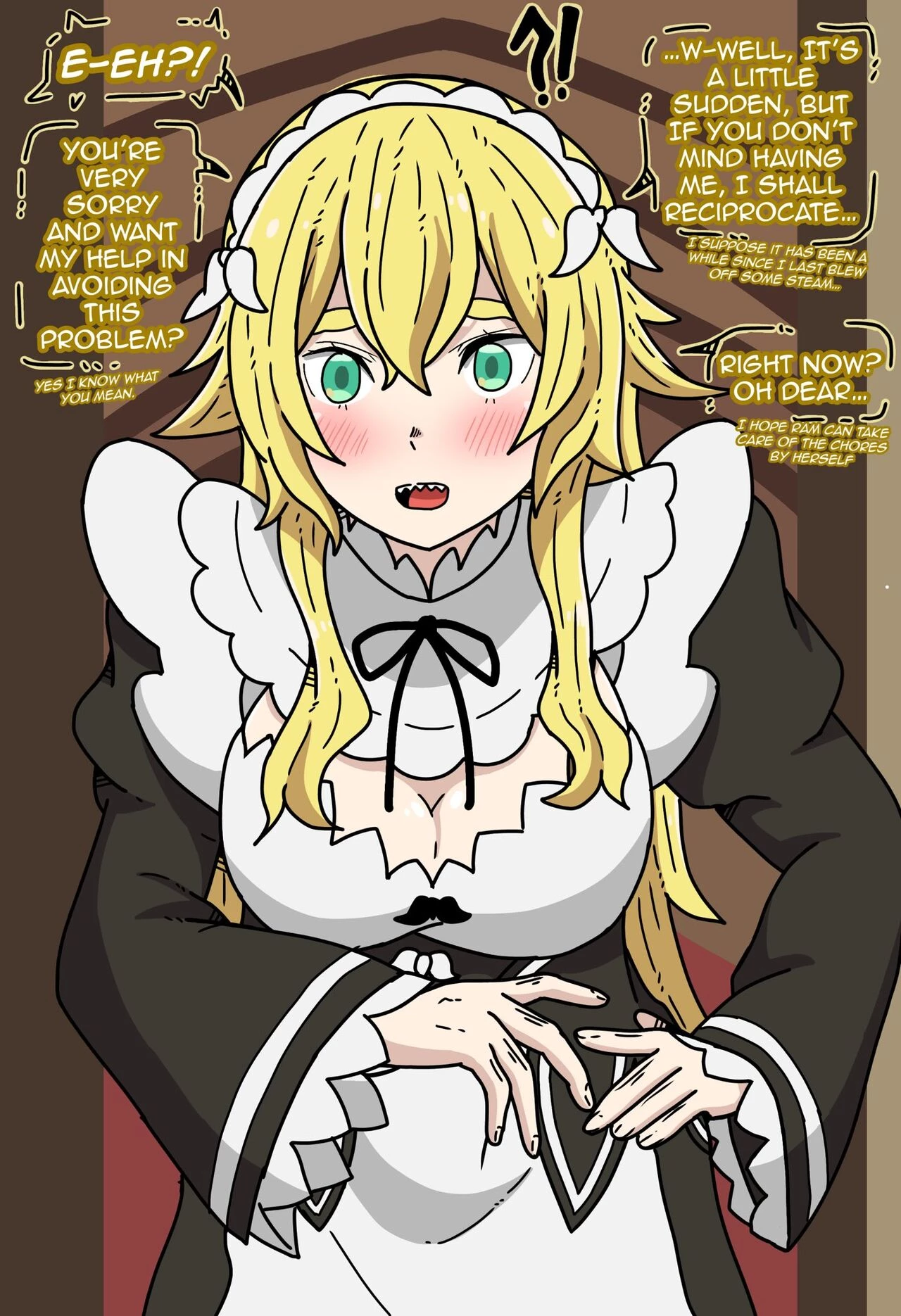 A Strange Request for Frederica?! porn comic picture 2