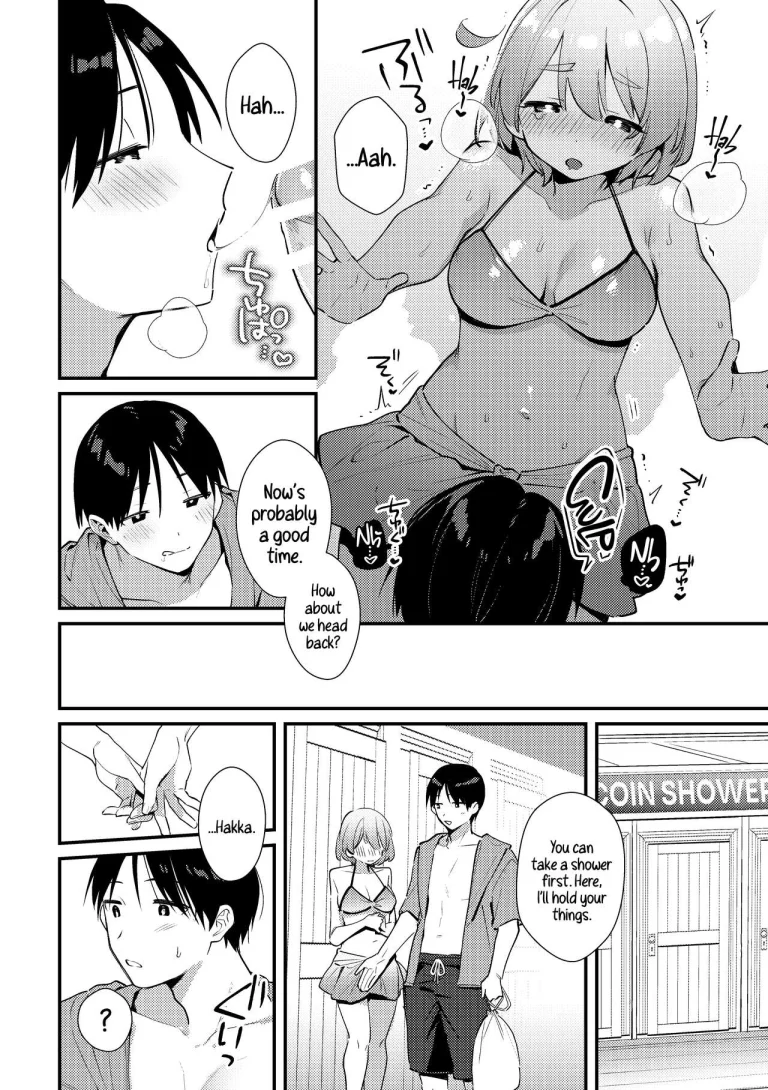 A Time My Futanari Girlfriend's Swimsuit Tormented Me | Futanari Kanojo no Mizugi ni Komara Sareru Kai porn comic picture 14