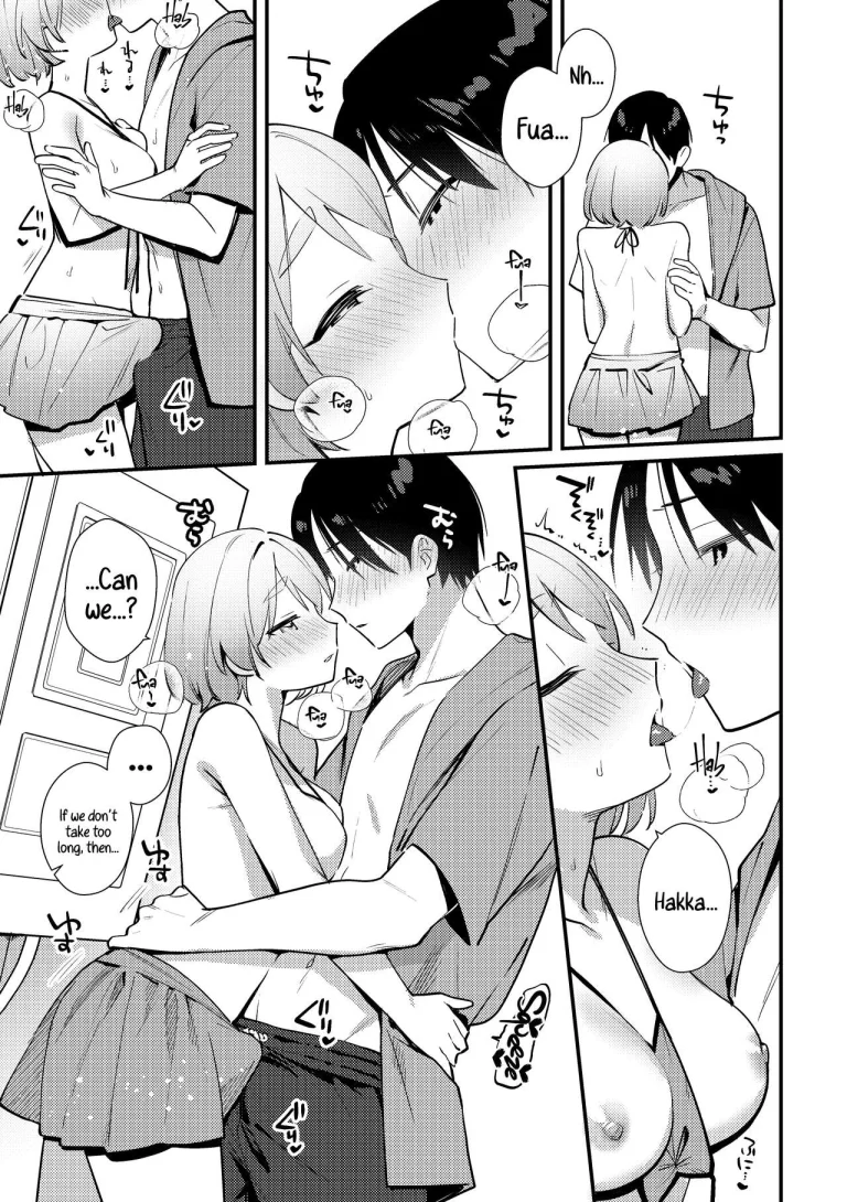 A Time My Futanari Girlfriend's Swimsuit Tormented Me | Futanari Kanojo no Mizugi ni Komara Sareru Kai porn comic picture 17