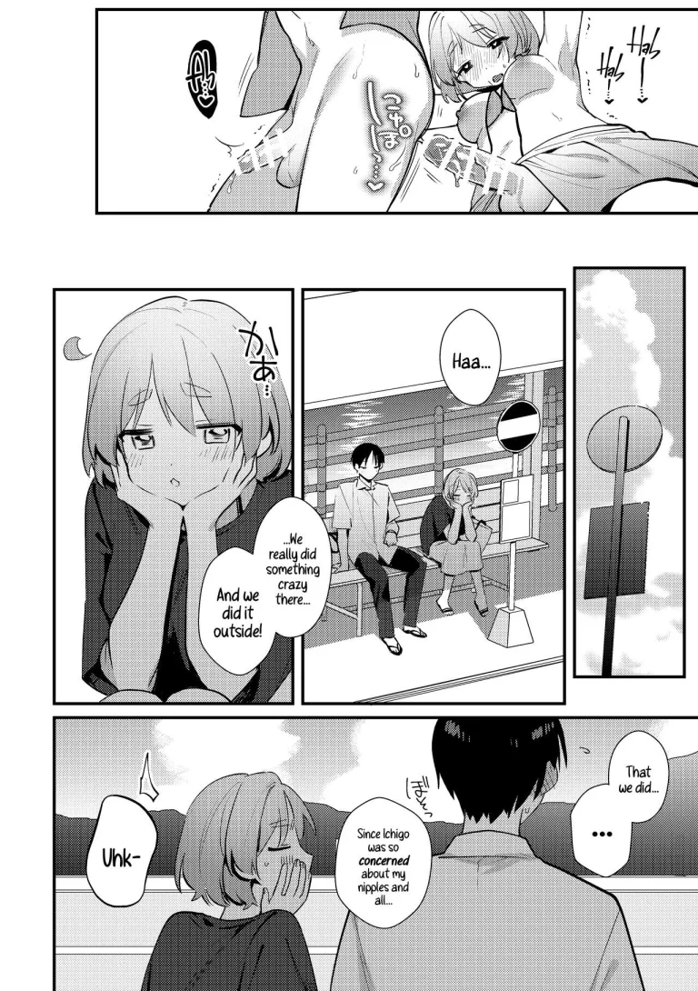 A Time My Futanari Girlfriend's Swimsuit Tormented Me | Futanari Kanojo no Mizugi ni Komara Sareru Kai porn comic picture 24