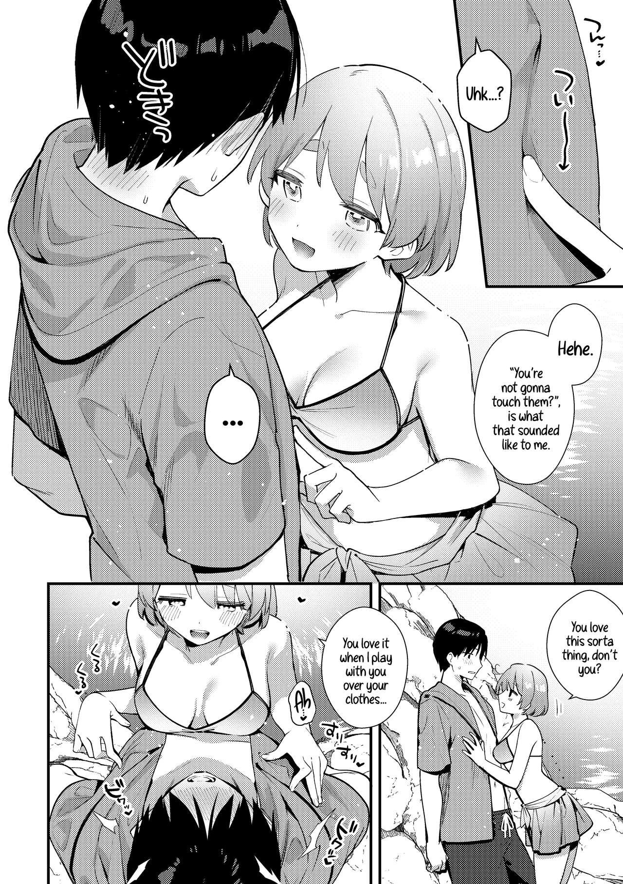 A Time My Futanari Girlfriend's Swimsuit Tormented Me | Futanari Kanojo no Mizugi ni Komara Sareru Kai porn comic picture 8