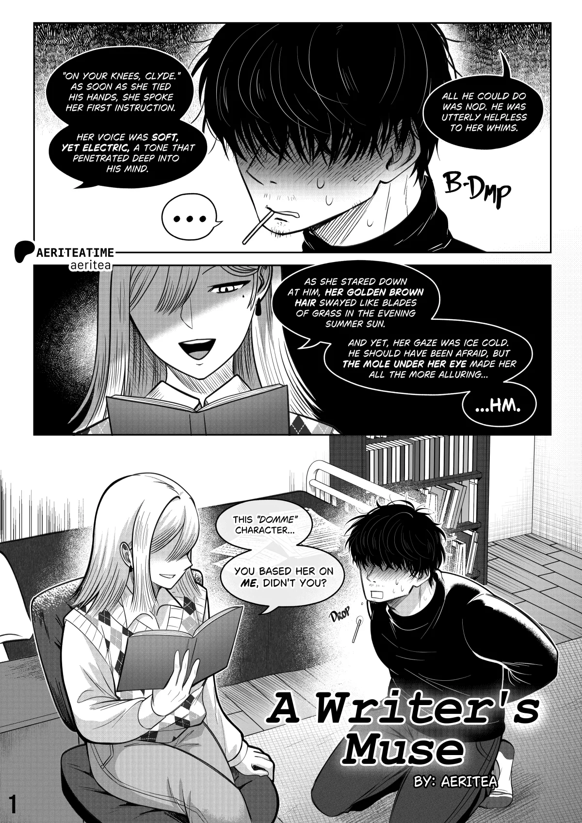 A Writer's Muse porn comic picture 1