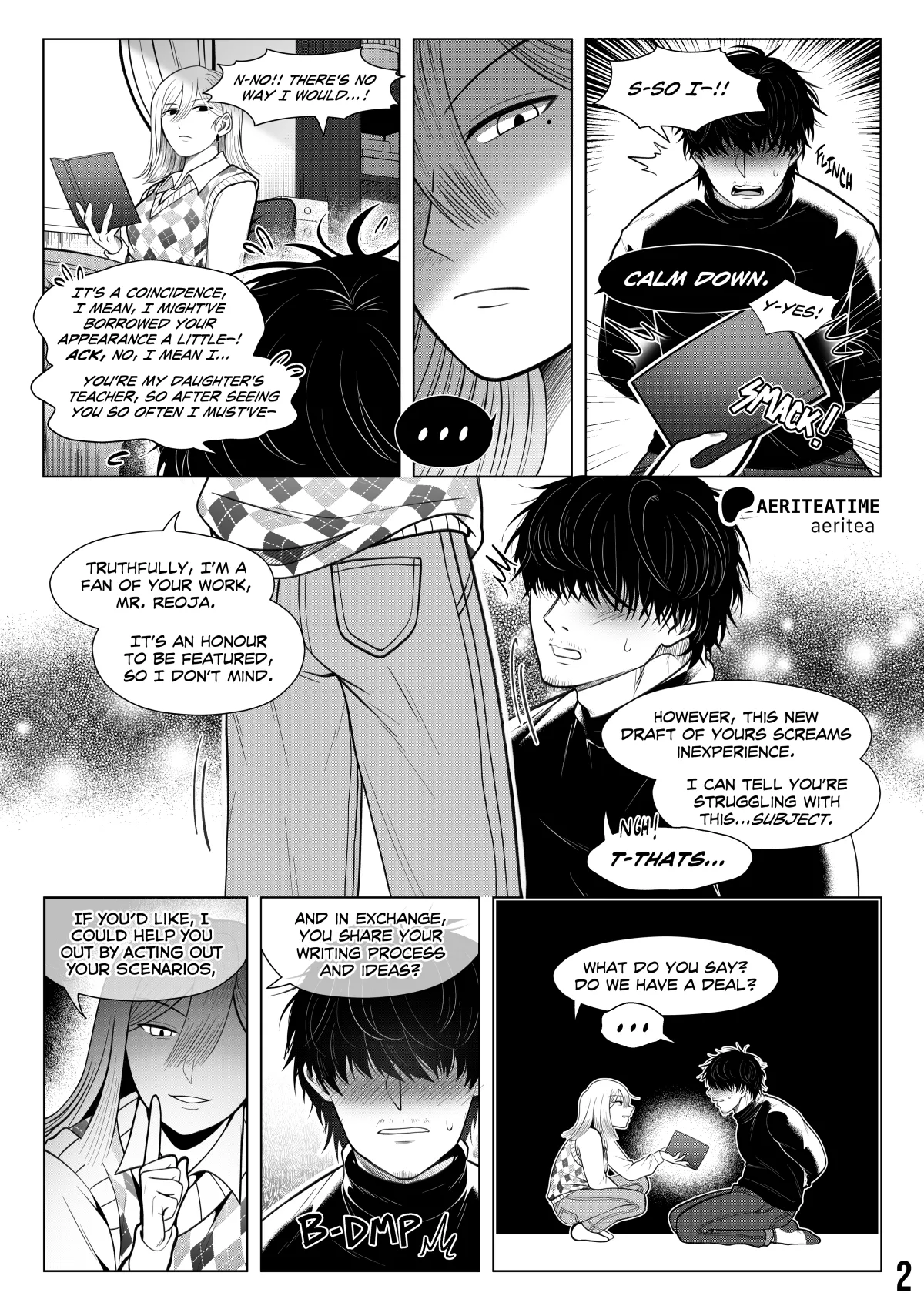 A Writer's Muse porn comic picture 2