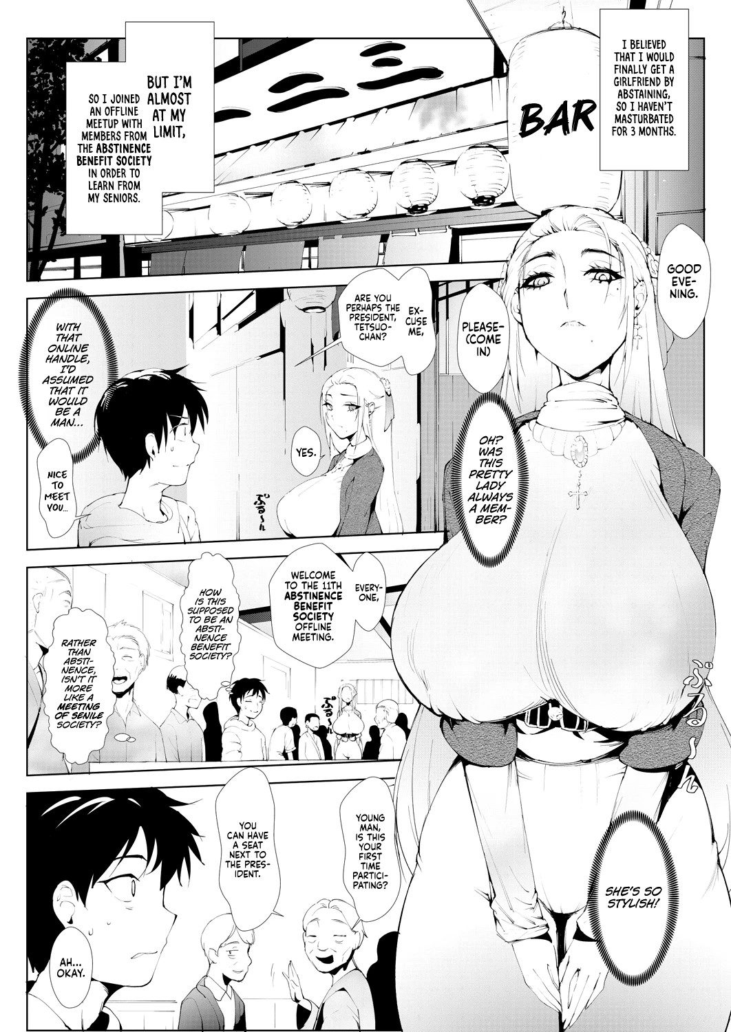 Abstinence Benefit Society | Kinyokugojokai porn comic picture 2