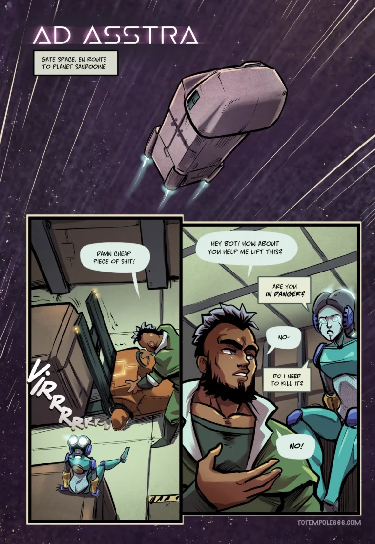 Ad Asstra 2: Deus Sex Machina porn comic picture 2
