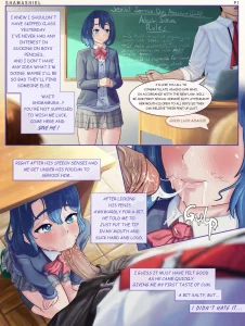 Adachi Sakura porn comic picture 1