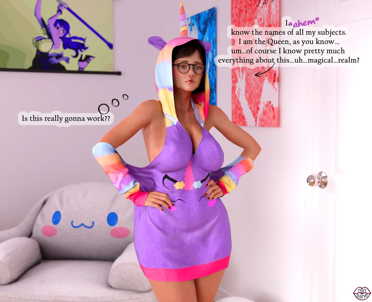 Adicktion Therapy. Dolly's Kawaii Care - Unicorn Horned porn comic picture 10