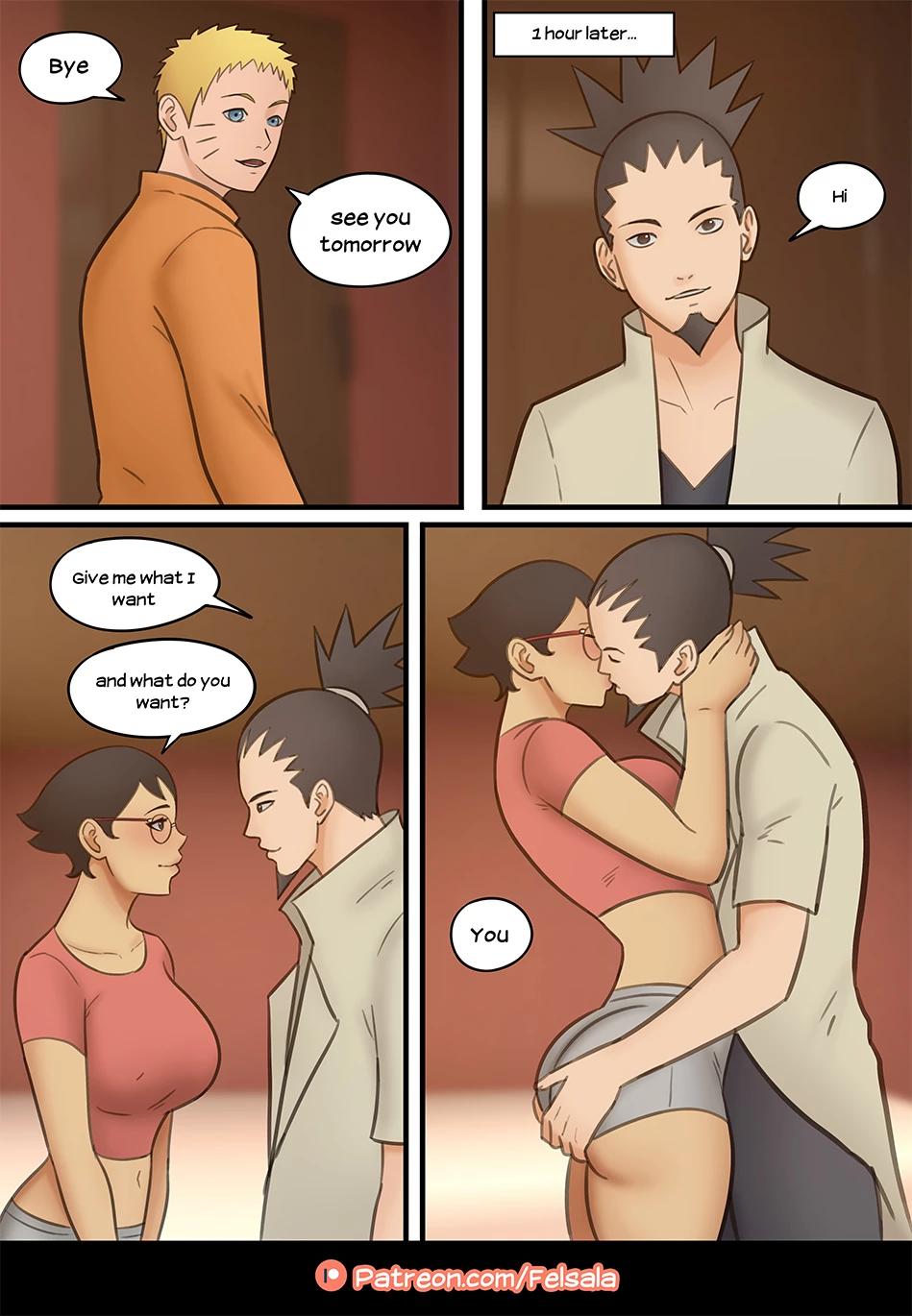 Adult Sarada Loves Everyone porn comic picture 12